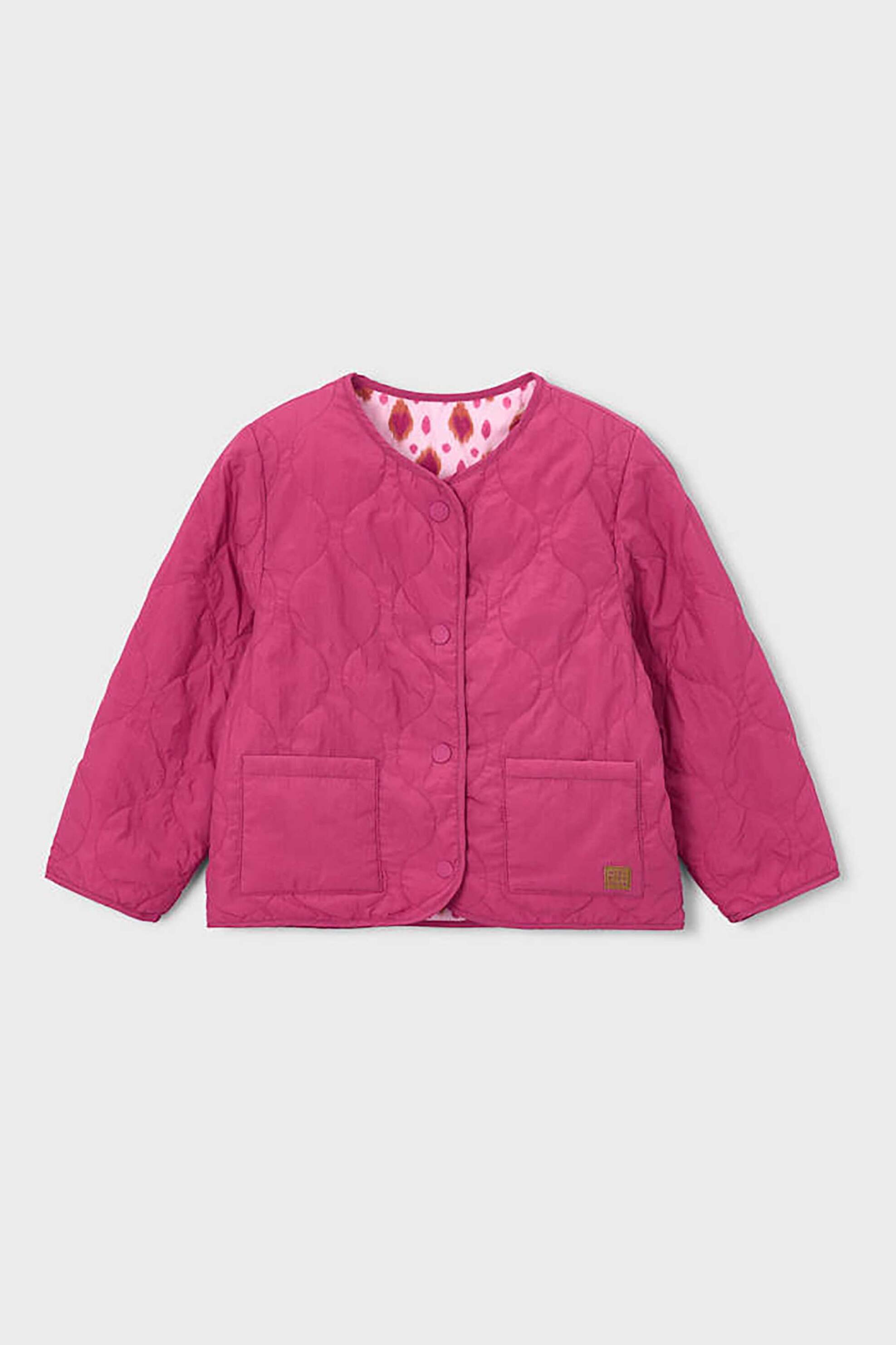 Mayoral παιδικό αντιανεμικό μπουφάν διπλής όψης - 3452-S26 Ροζ Ανοιχτό