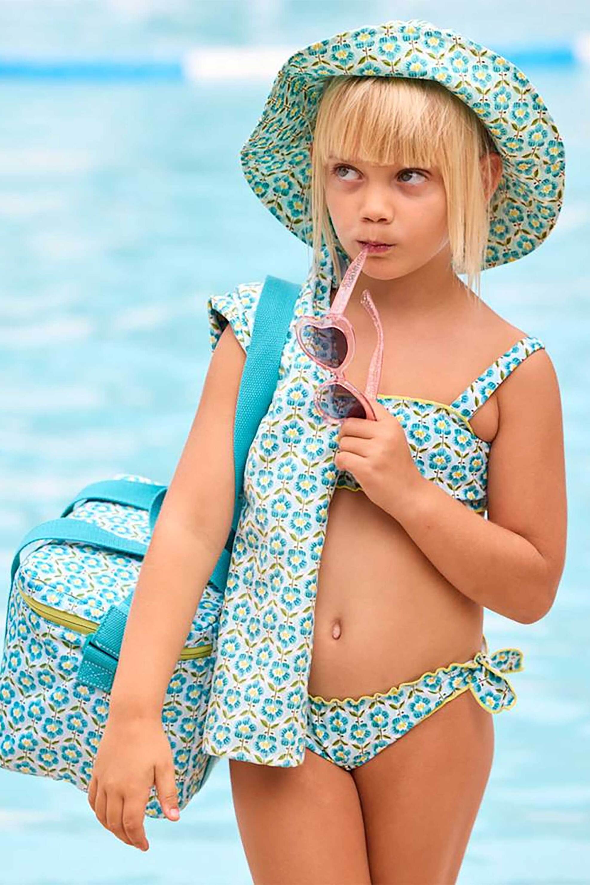 Mayoral παιδικό σετ μπικίνι (2 τεμάχια) - 3735-S26 Μπλε Σκούρο