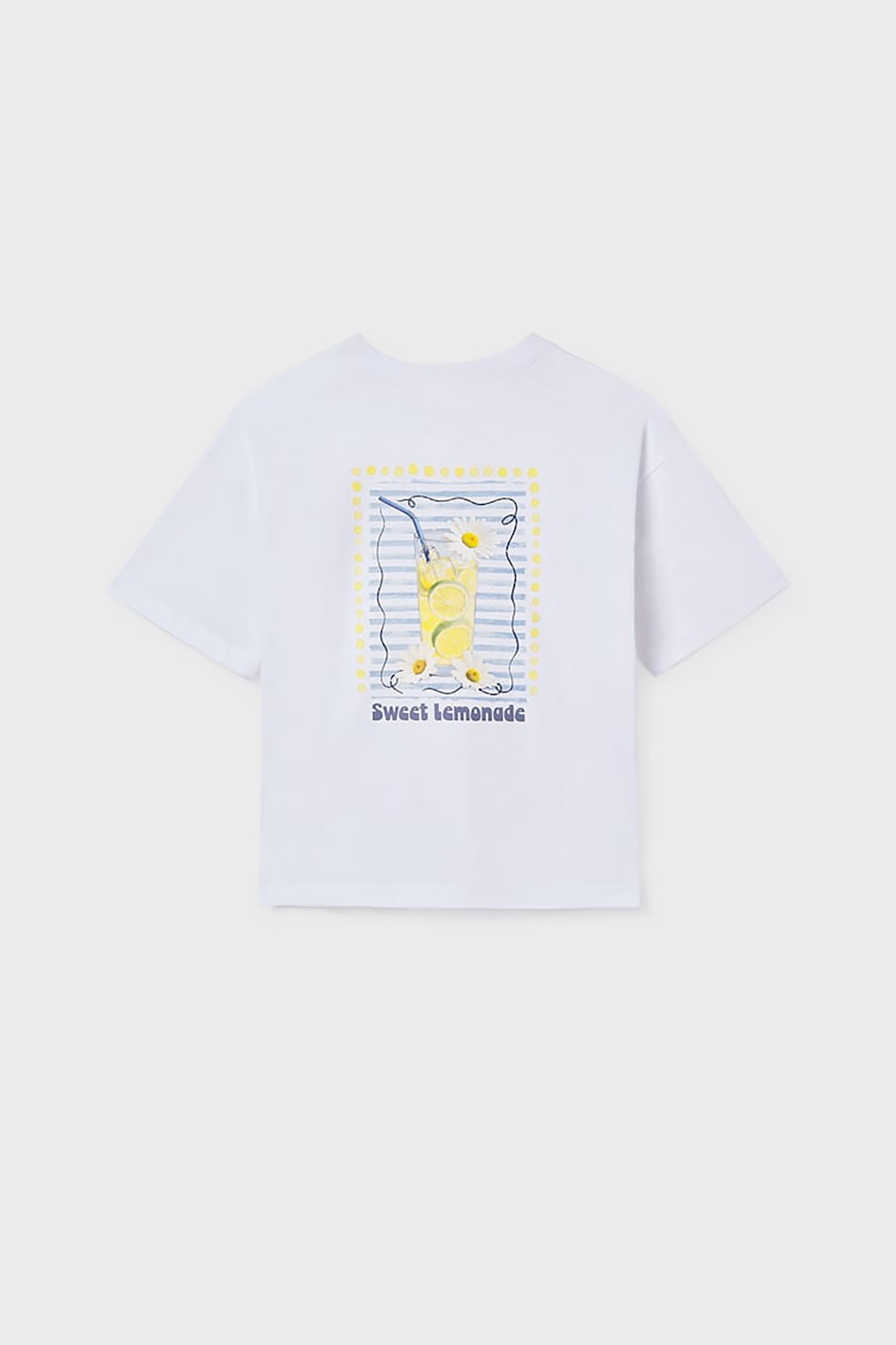 Mayoral Παιδική Μπλούζα με Print - 6011-S26 Λευκό