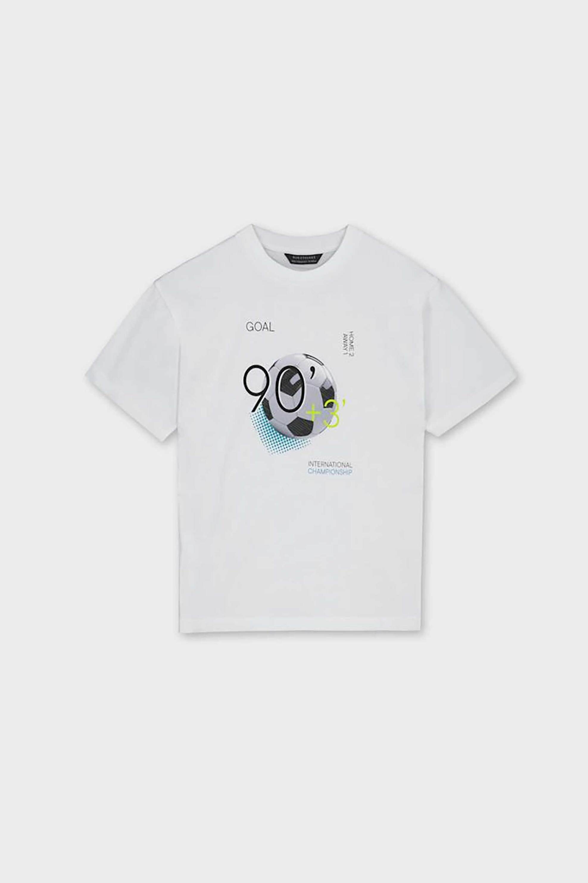 Mayoral παιδική μπλούζα με print - 6036-S26 Λευκό