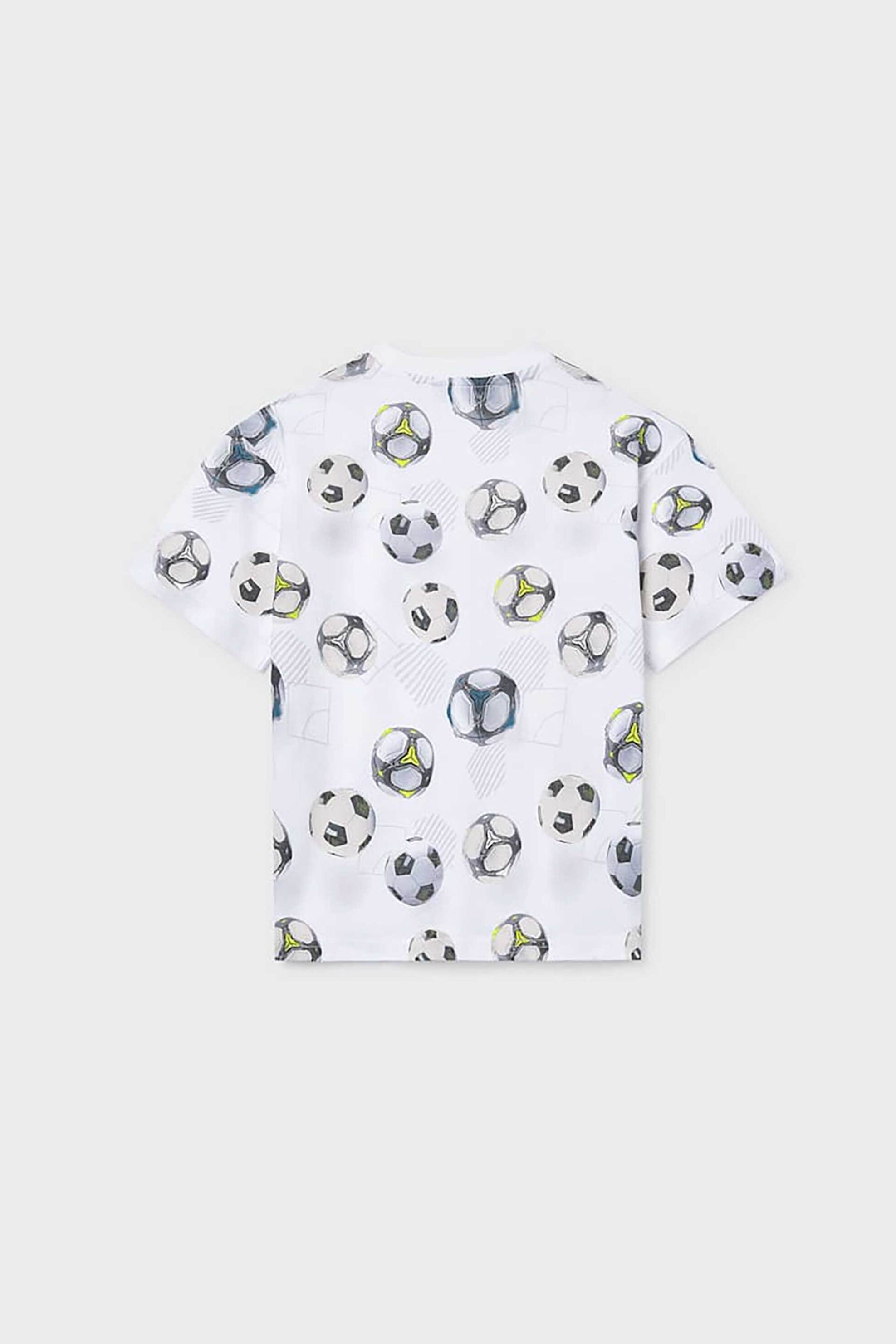 Mayoral Παιδική Μπλούζα με All-Over Print - 6038-S26 Λευκό