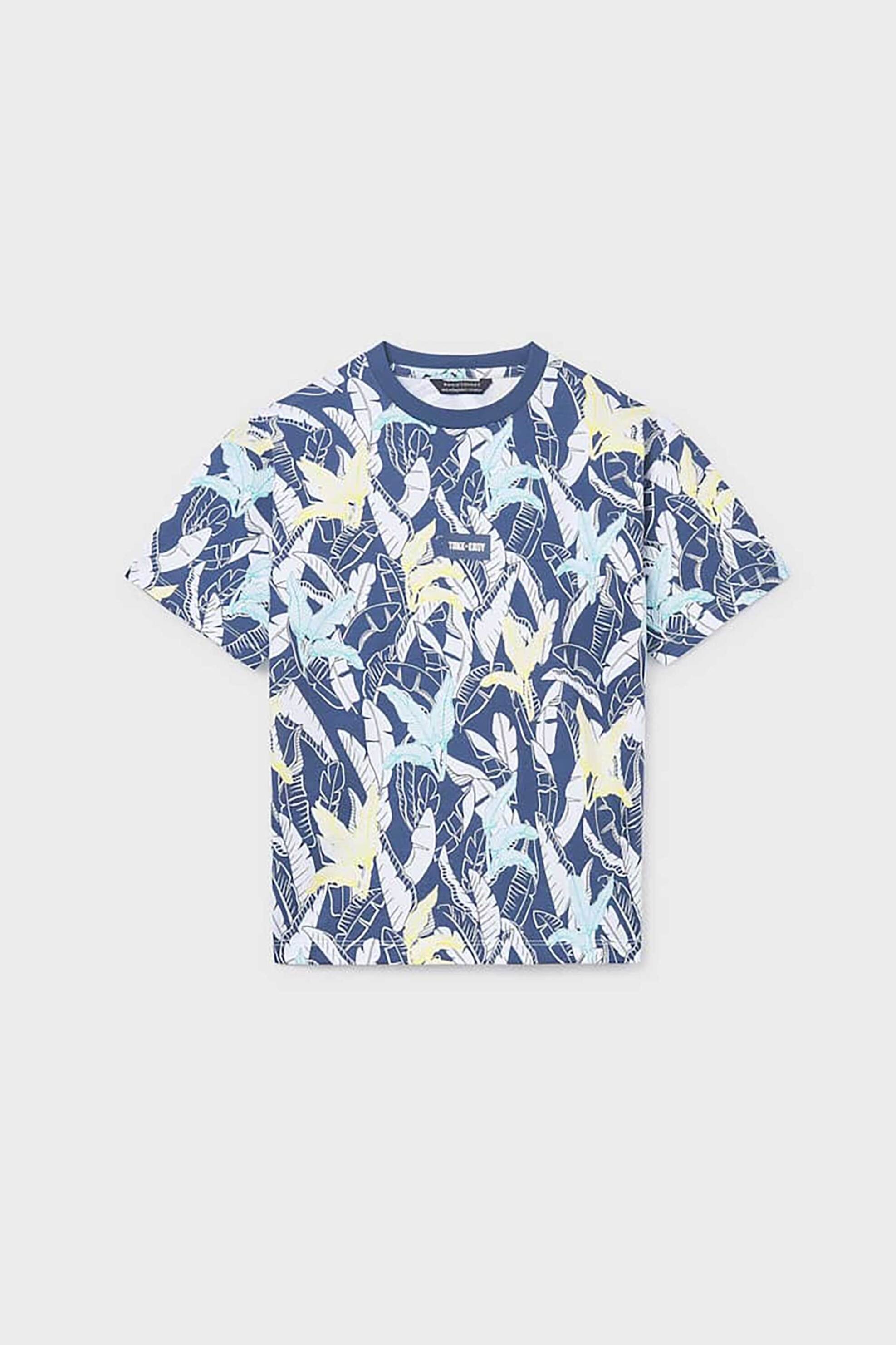 Mayoral παιδική μπλούζα στρογγυλή λαιμόκοψη - 6039-S26 Μπλε Σκούρο