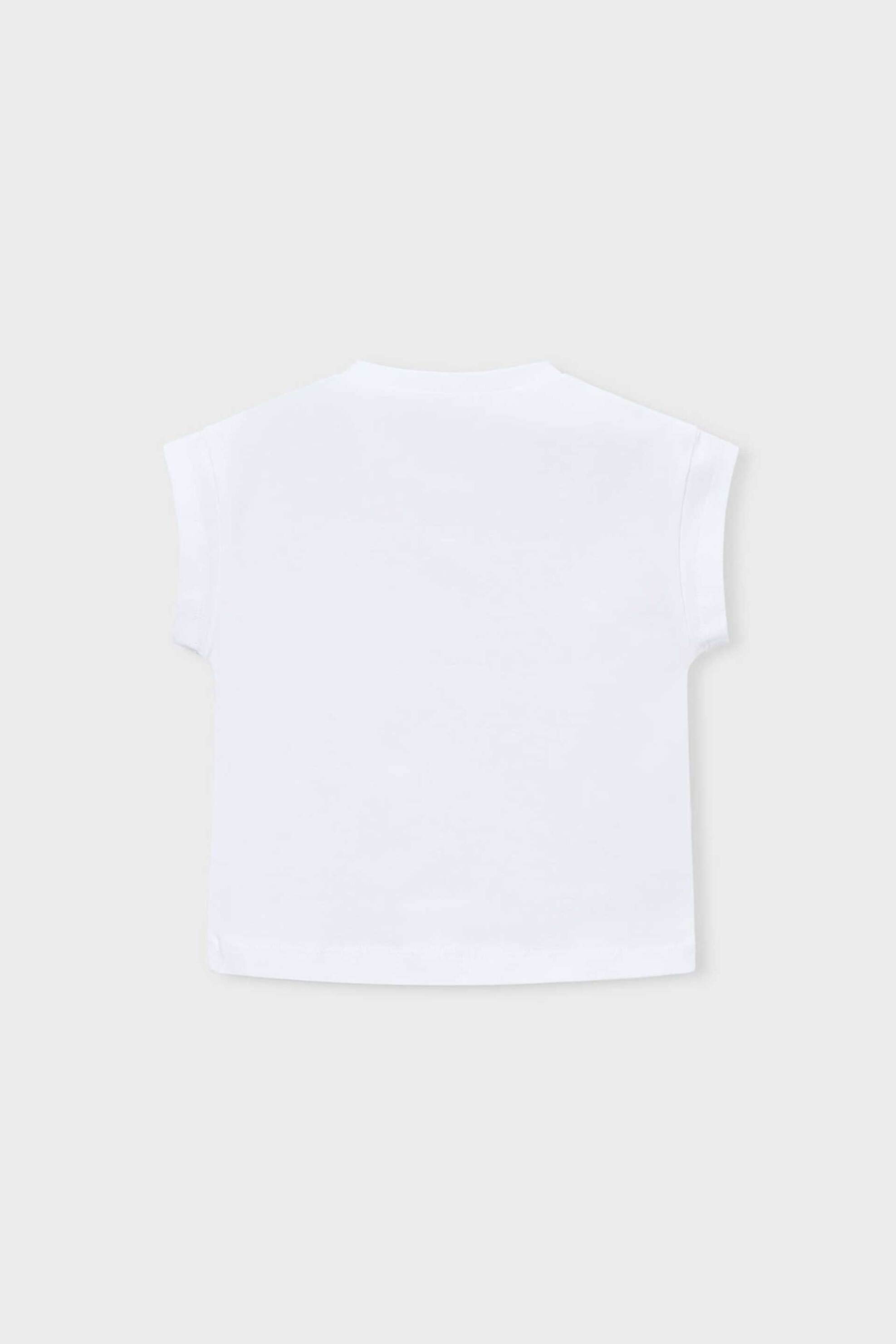 Mayoral Παιδικό T-Shirt με Print Regular Fit - 3005-S26 Λευκό