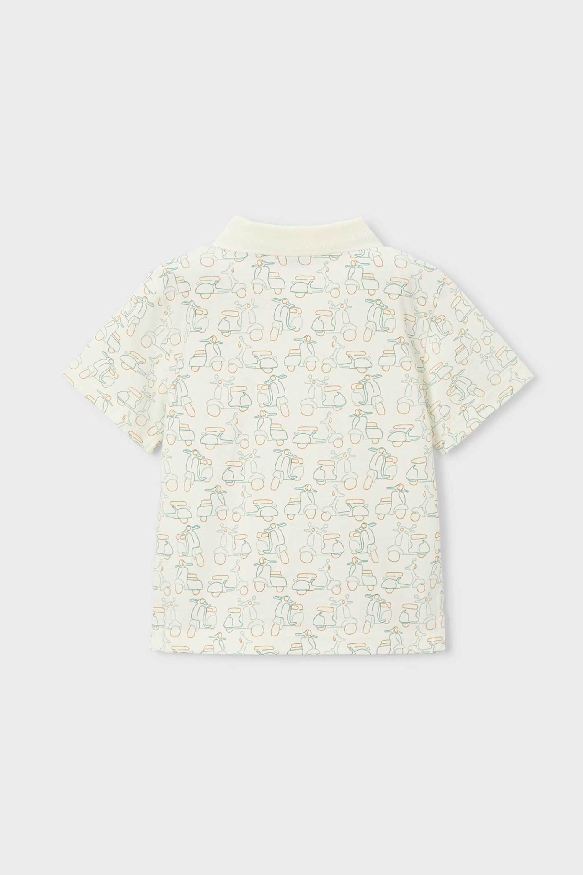 Mayoral Παιδική Μπλούζα Πόλο με All-Over Print - 3104-S26 Πράσινο