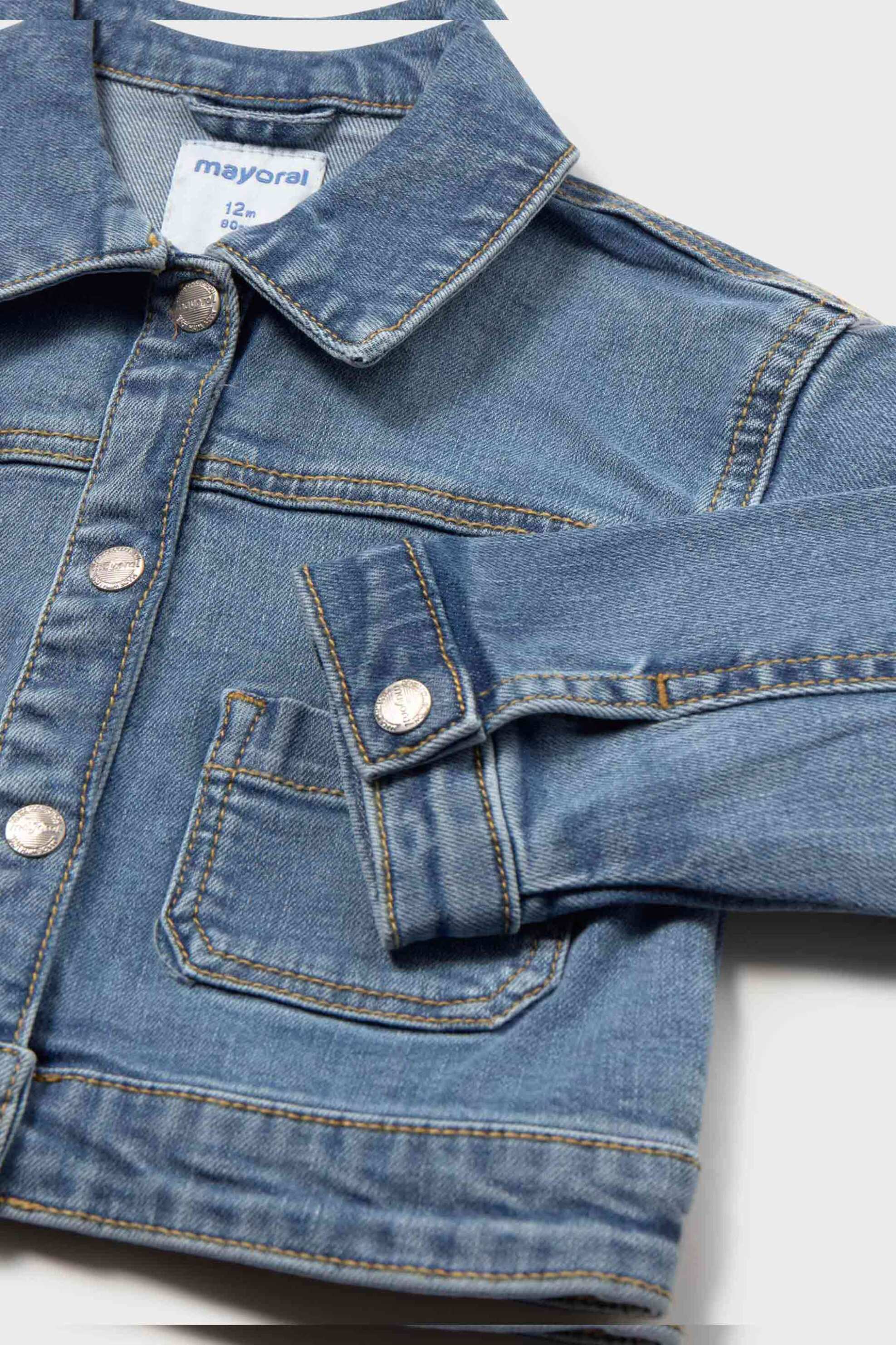 Mayoral Βρεφικό Denim Jacket - 1490-S26 Blue