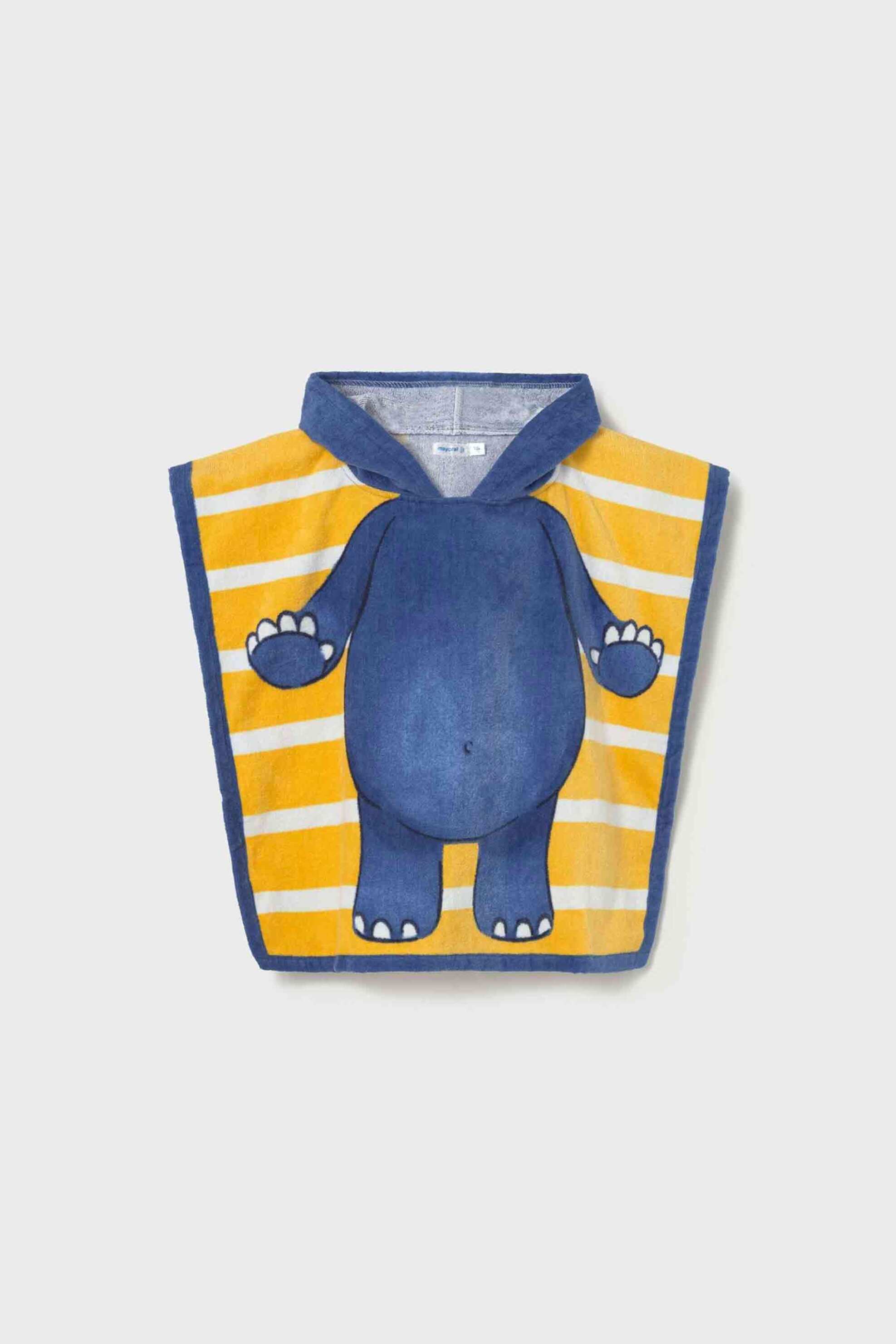 Mayoral βρεφικό πόντσο θαλάσσης με all-over print - 10164-S26 Σκούρο Μπλε