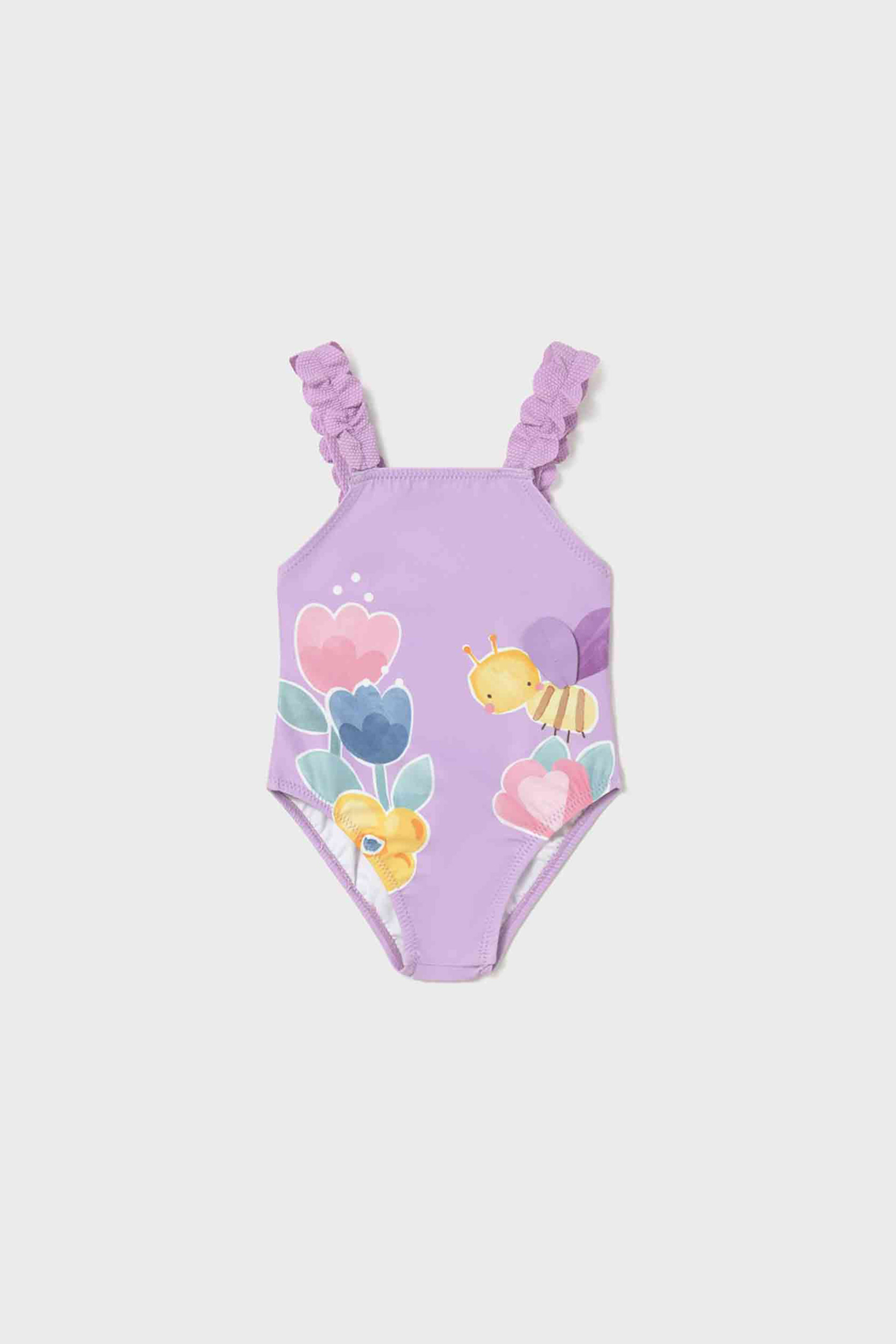 Mayoral βρεφικό μαγιό ολόσωμο με all-over print - 1755-S26 Λιλά