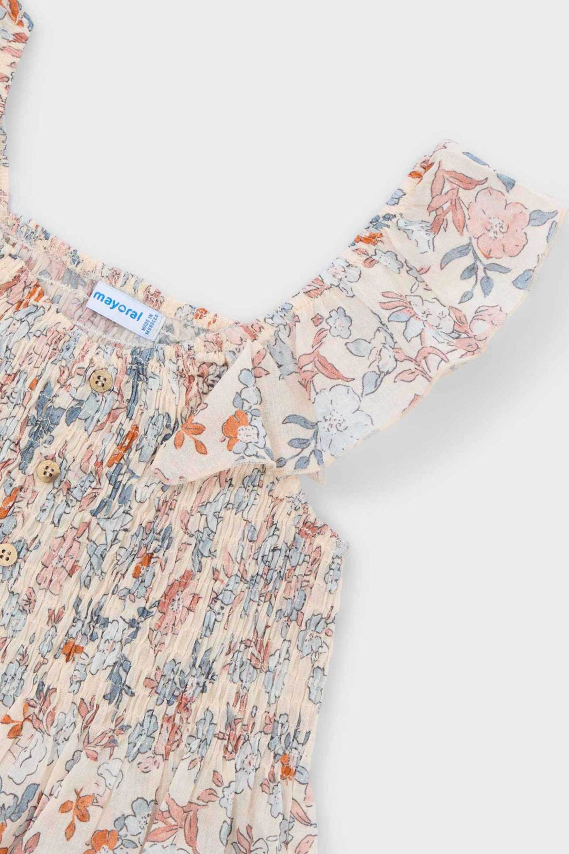 Mayoral Παιδικό Αμάνικο Τοπ με All-Over Print Regular Fit - 3028-S26 Κοραλί