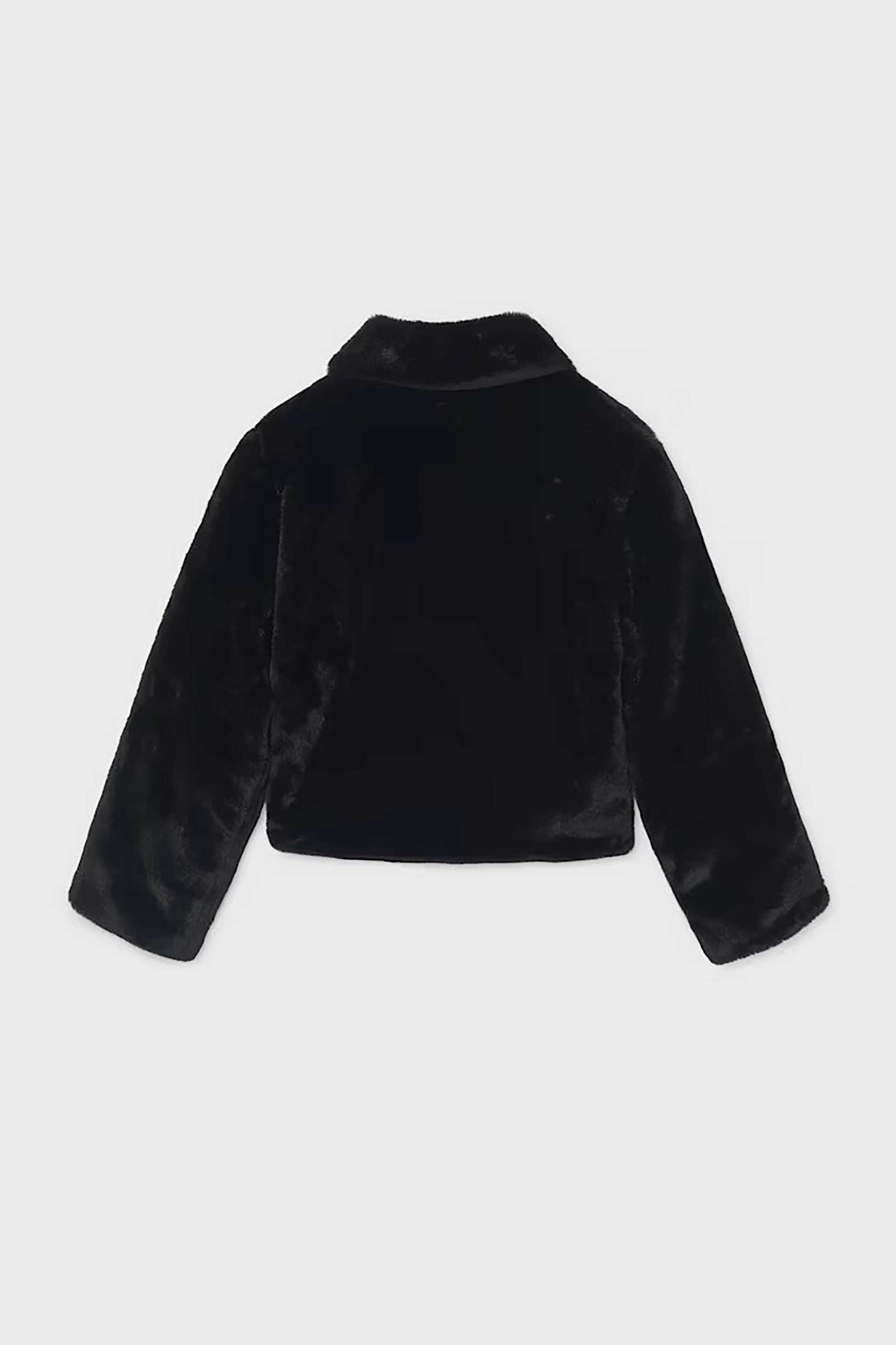 Mayoral Παιδικό Jacket με Faux Γούνα - 7401-W27 Μαύρο