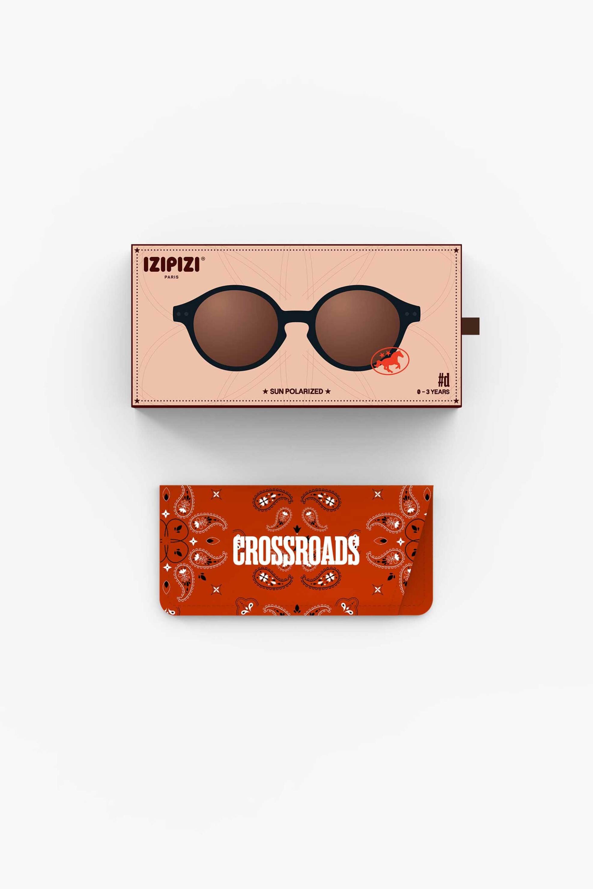 Izipizi βρεφικά γυαλιά ηλίου "#D Road Polarized" (12 - 36 ετών) - 1 IZ BABYCR D 0-3Y Μαύρο φωτογραφία