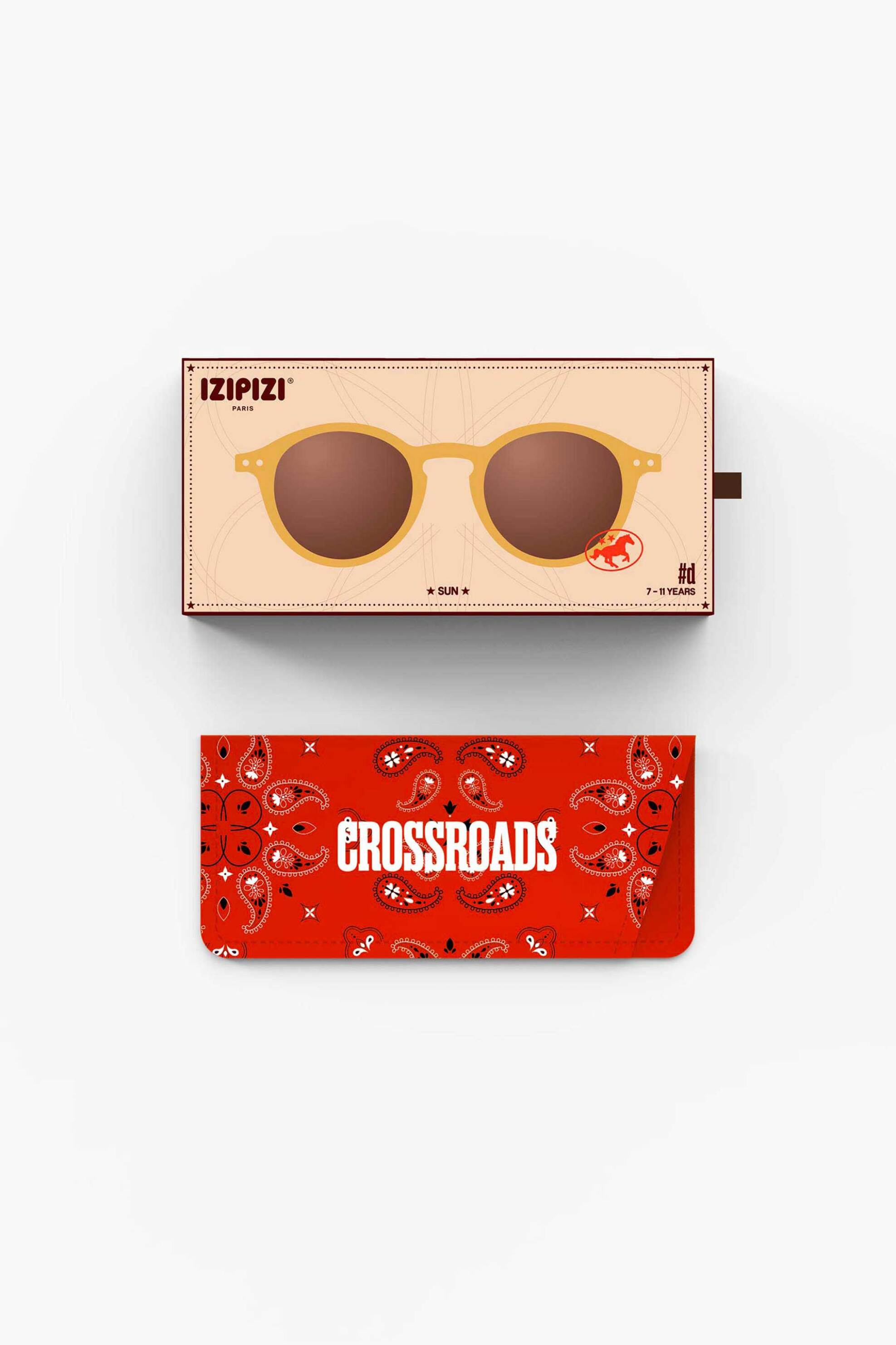 Izipizi παιδικά γυαλιά ηλίου "#D" (7 - 11 ετών) - 1 IZ JCROSS D 7-11Y Μουσταρδί φωτογραφία
