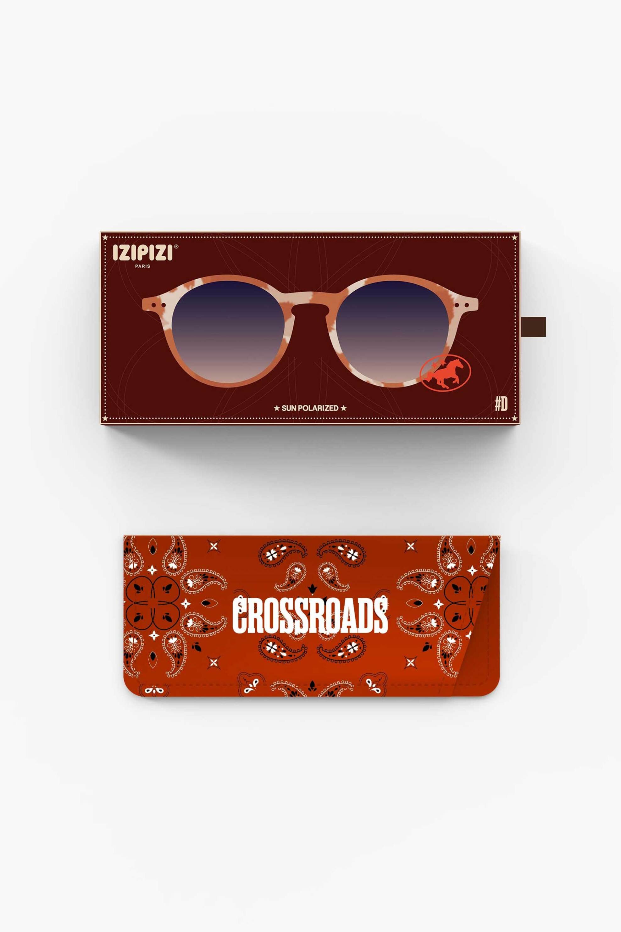 Izipizi unisex γυαλιά ηλίου "#D" - 1 IZS D CROSSROAD Κεραμιδί φωτογραφία