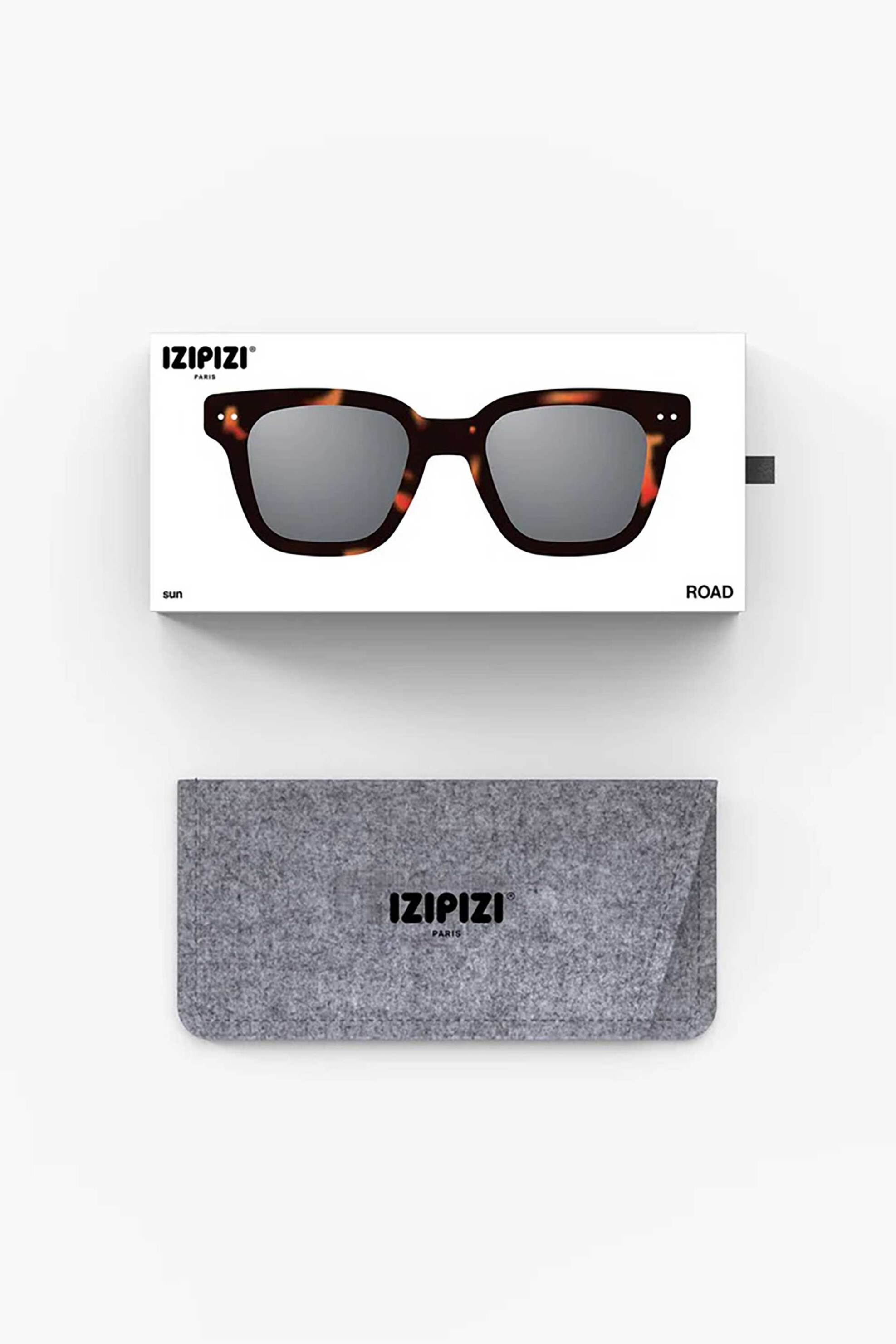 Izipizi unisex γυαλιά ηλίου "ROAD" - 1 IZ NPROAD SUN Καφέ φωτογραφία