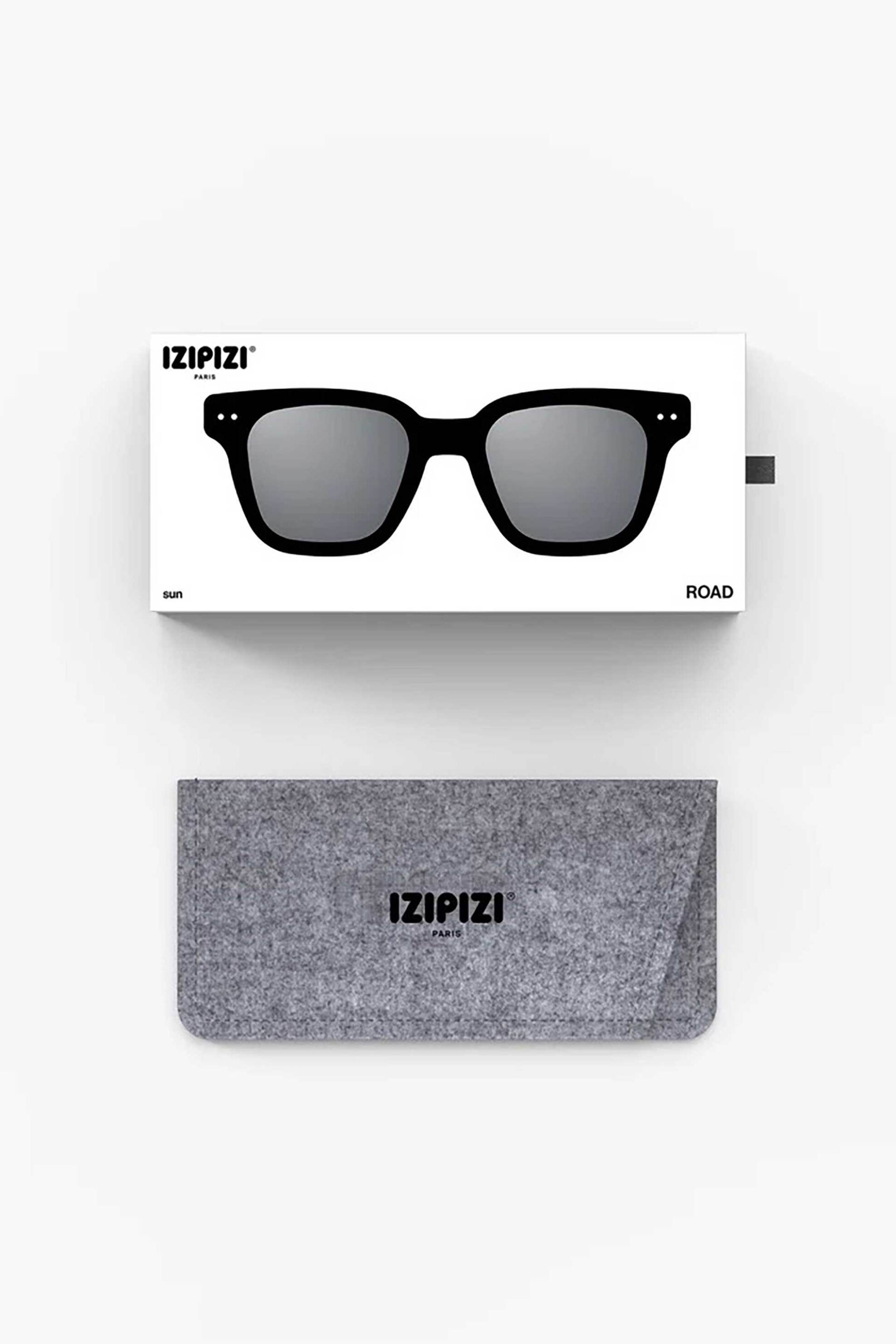 Izipizi unisex γυαλιά ηλίου "ROAD" - 1 IZ NPROAD SUN Μαύρο φωτογραφία
