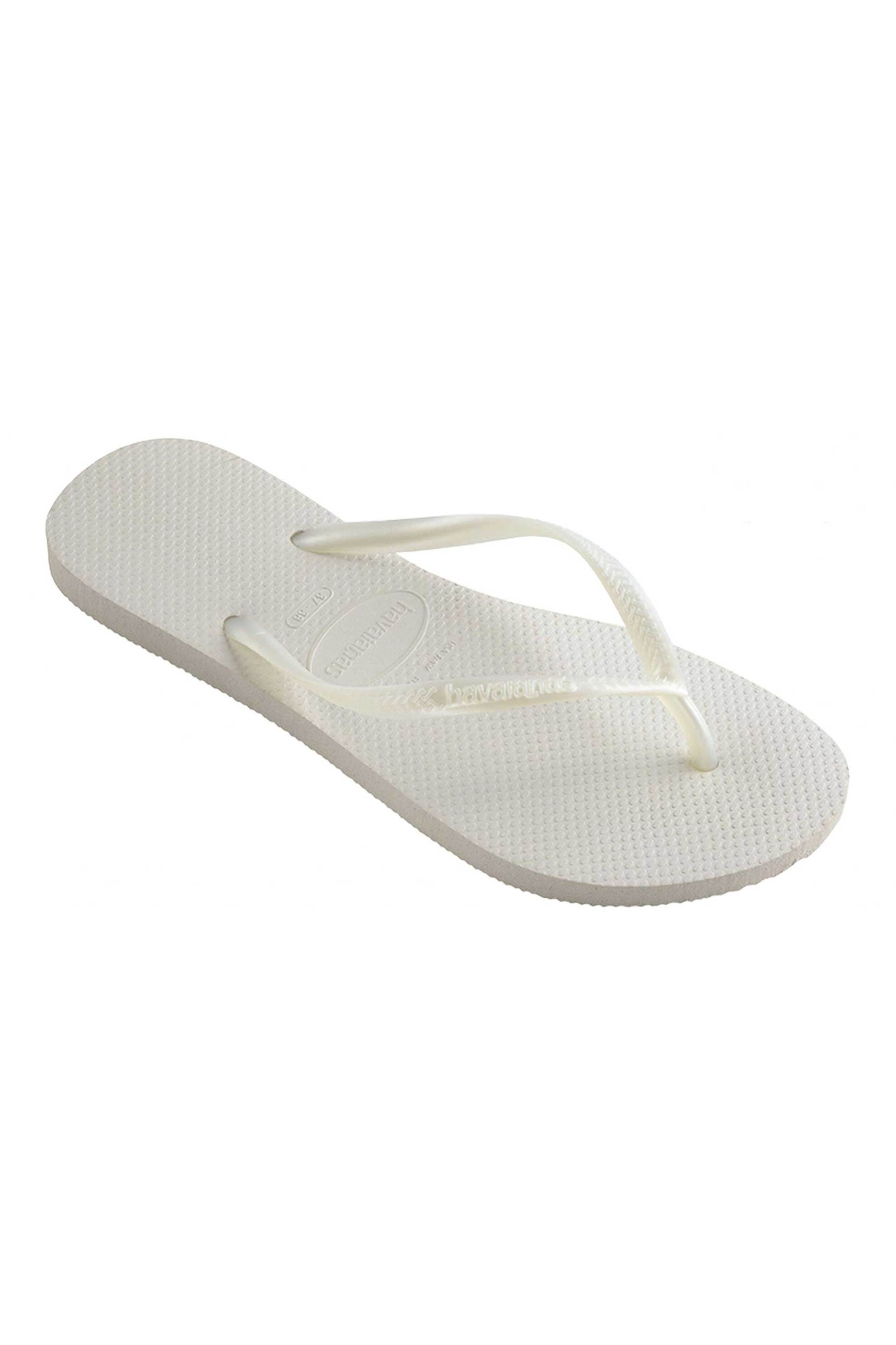 Havaianas Γυναικείες Σαγιονάρες Slim&Apos - 4000030 Λευκό