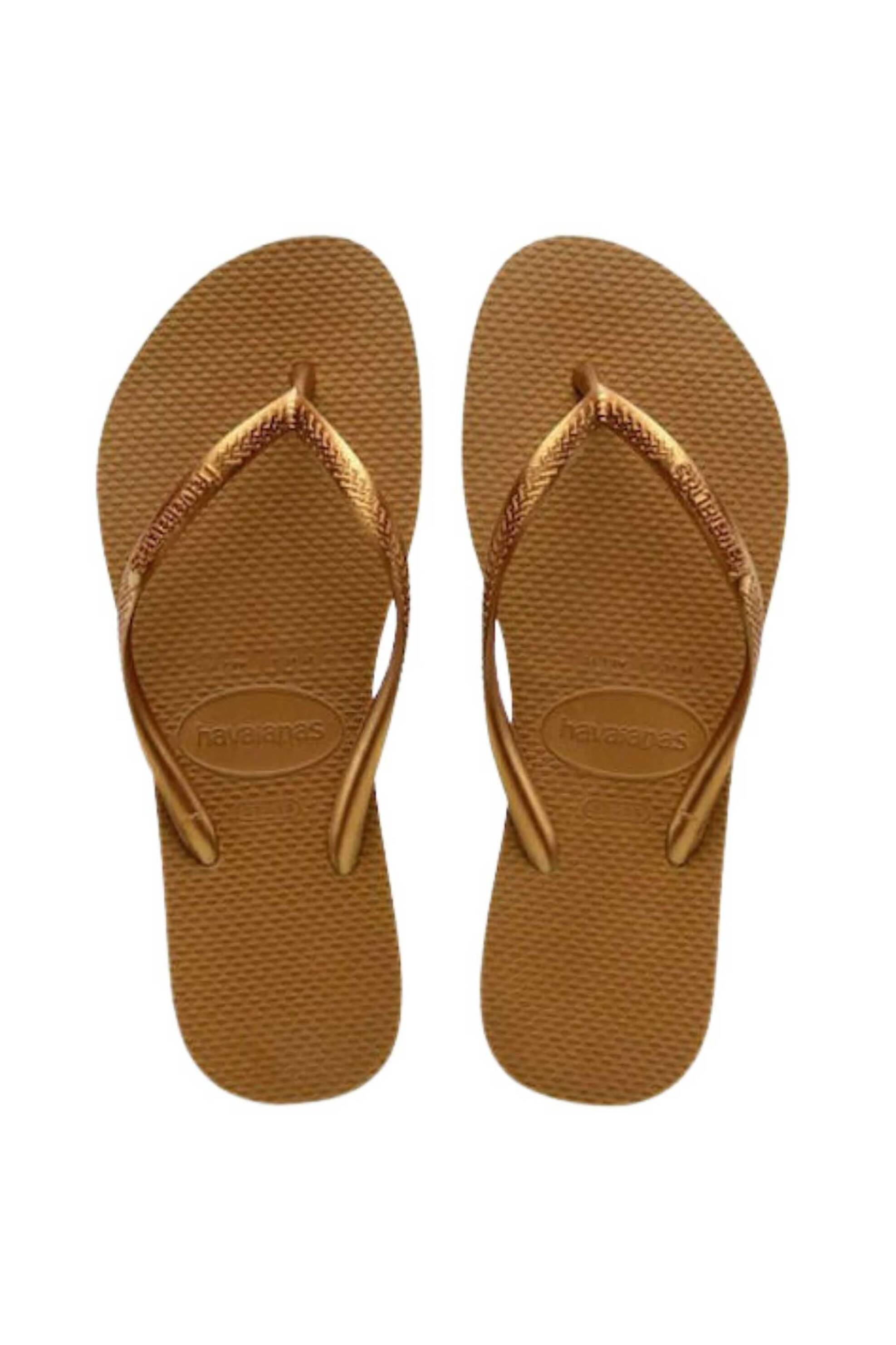 Havaianas γυναικείες σαγιονάρες ''Slim'' - 4000030 Μπρονζέ