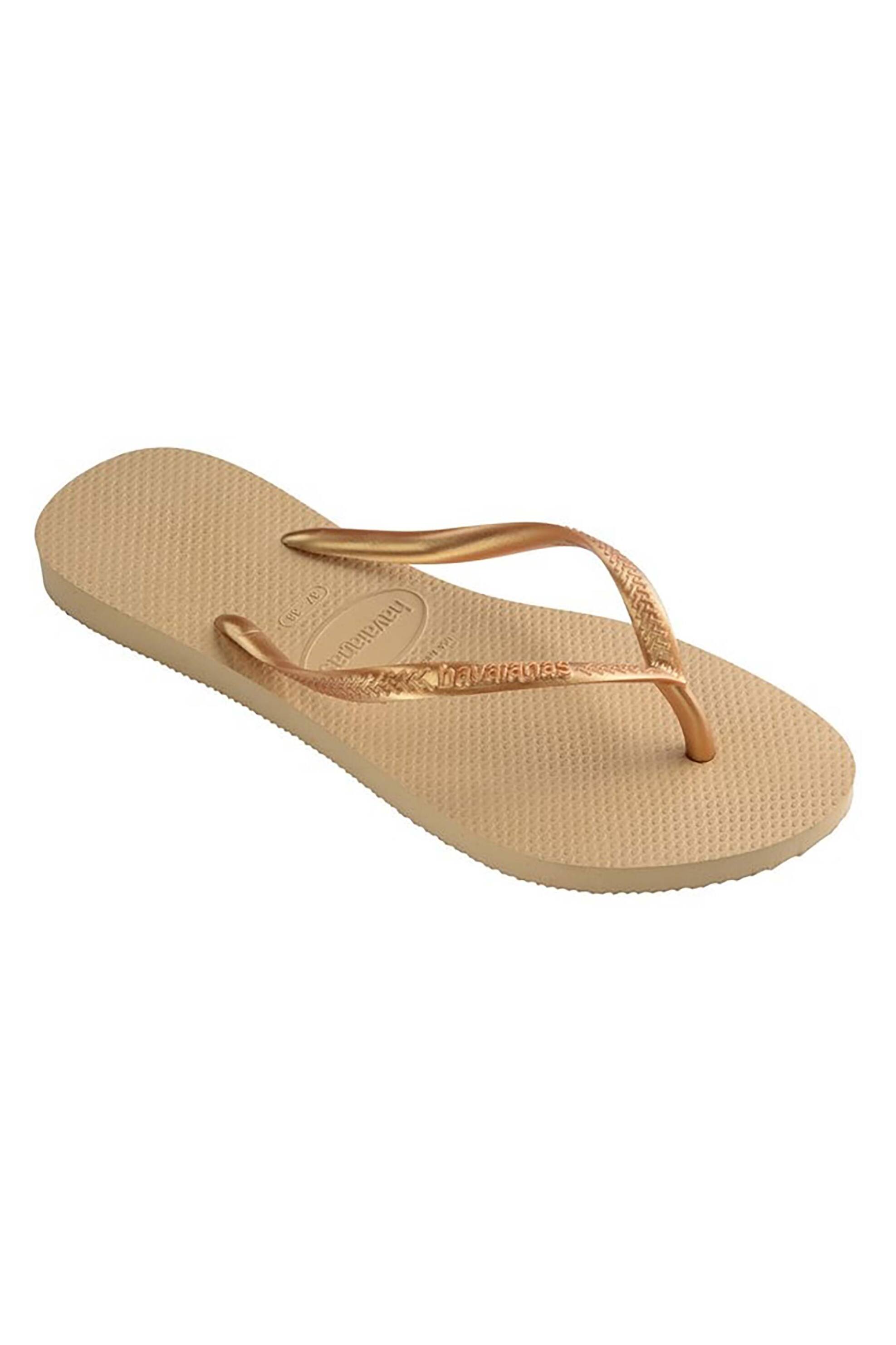 Havaianas Γυναικείες Σαγιονάρες Slim&Apos - 4000030 Χρυσό