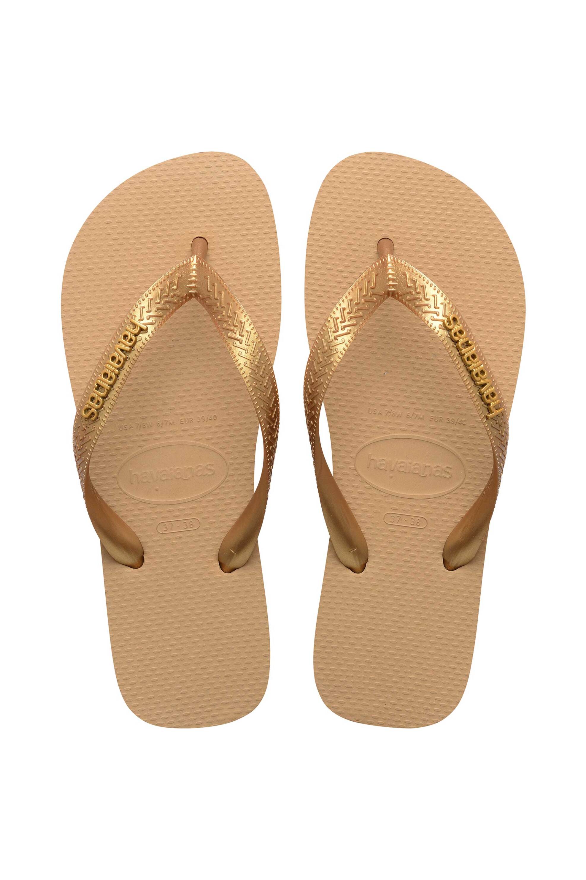 Havaianas γυναικείες σαγιονάρες "Logo Metallic" - 4127244 Χρυσό
