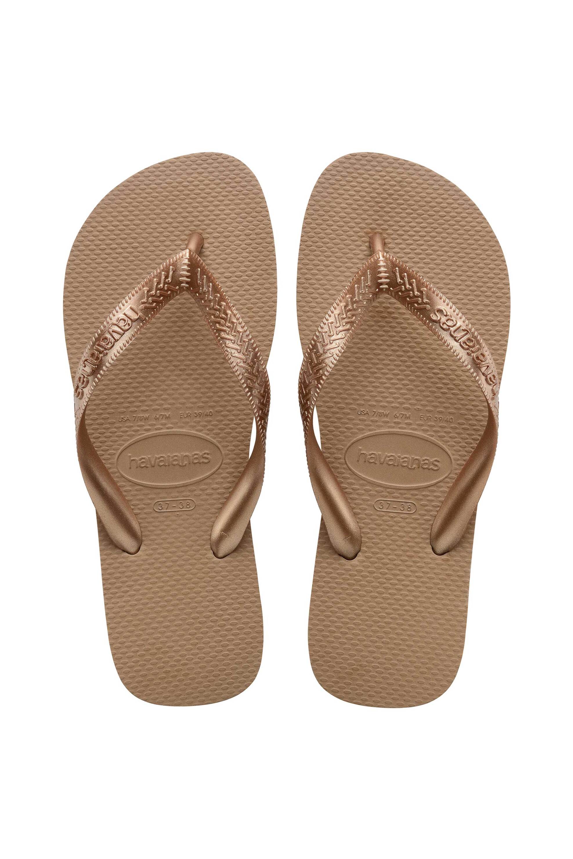 Havaianas γυναικείες σαγιονάρες ''Top Straps'' - 4137428 Χρυσό