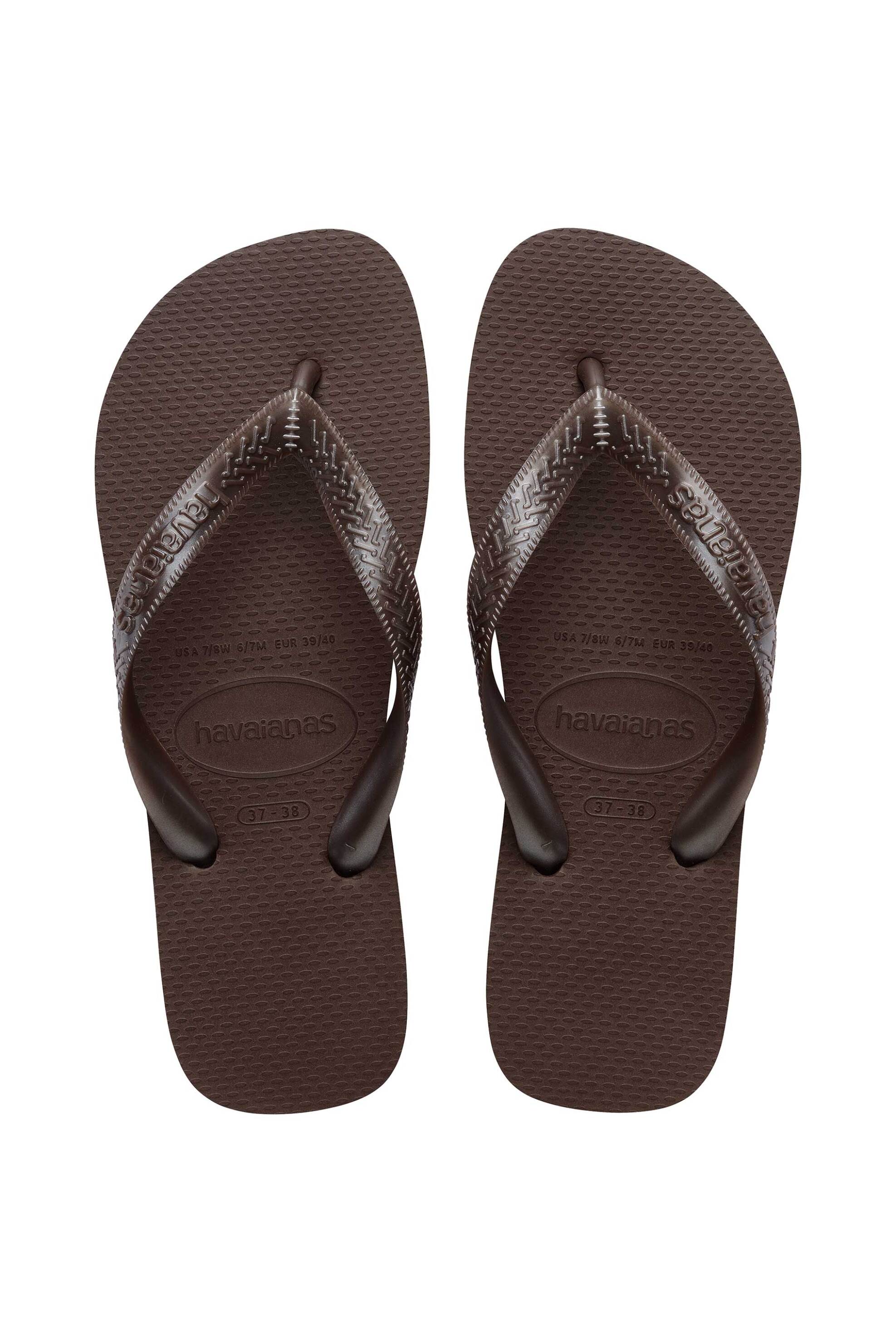 Havaianas γυναικείες σαγιονάρες ''Top Straps'' - 4137428 Καφέ Σκούρο