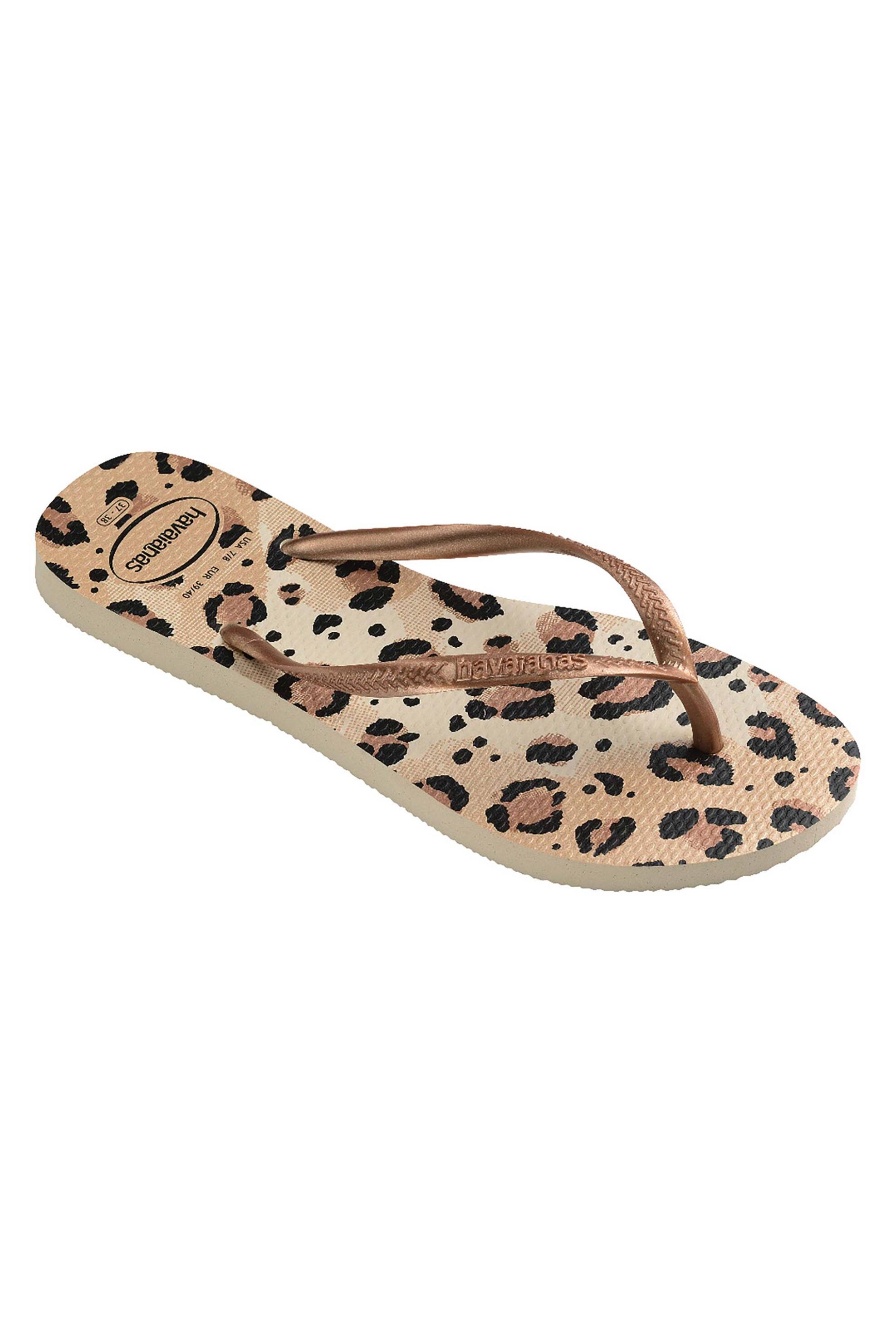 Havaianas Γυναικείες Σαγιονάρες Slim Animals - 4103352 Μπεζ