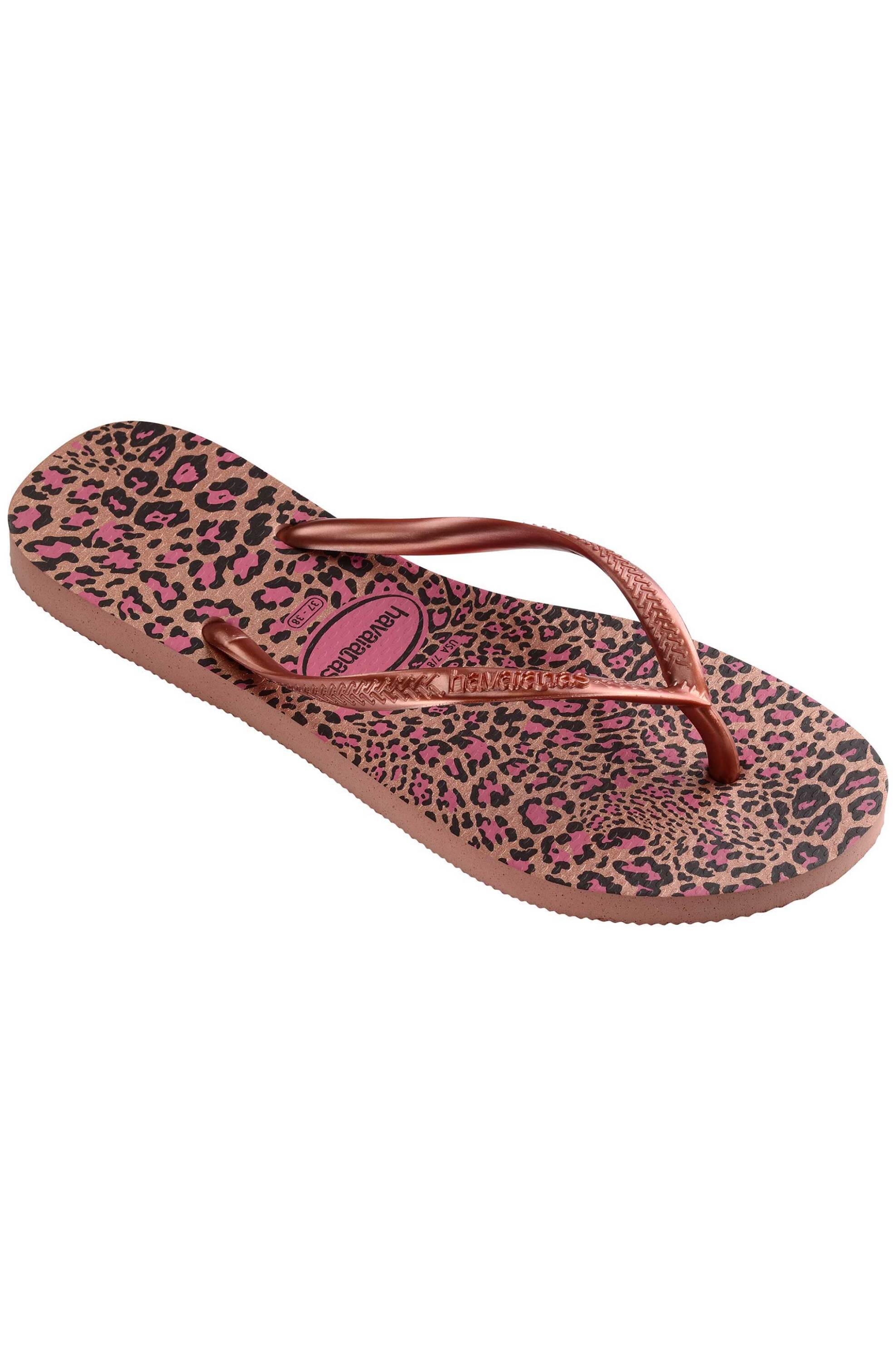 Havaianas Γυναικείες Σαγιονάρες Slim Animals - 4103352 Ροζ