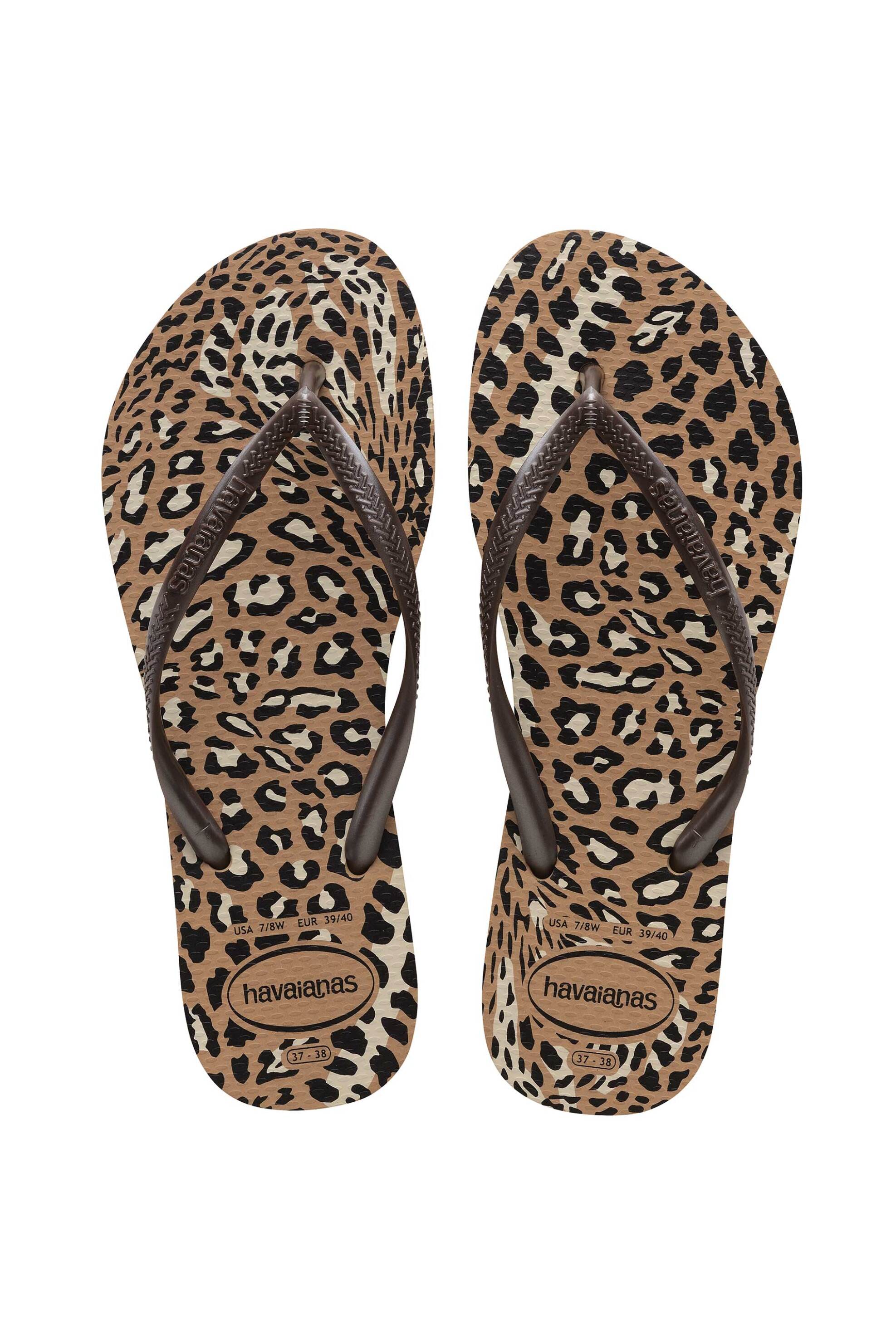 Havaianas γυναικείες σαγιονάρες "Slim Animals" - 4103352 Καφέ