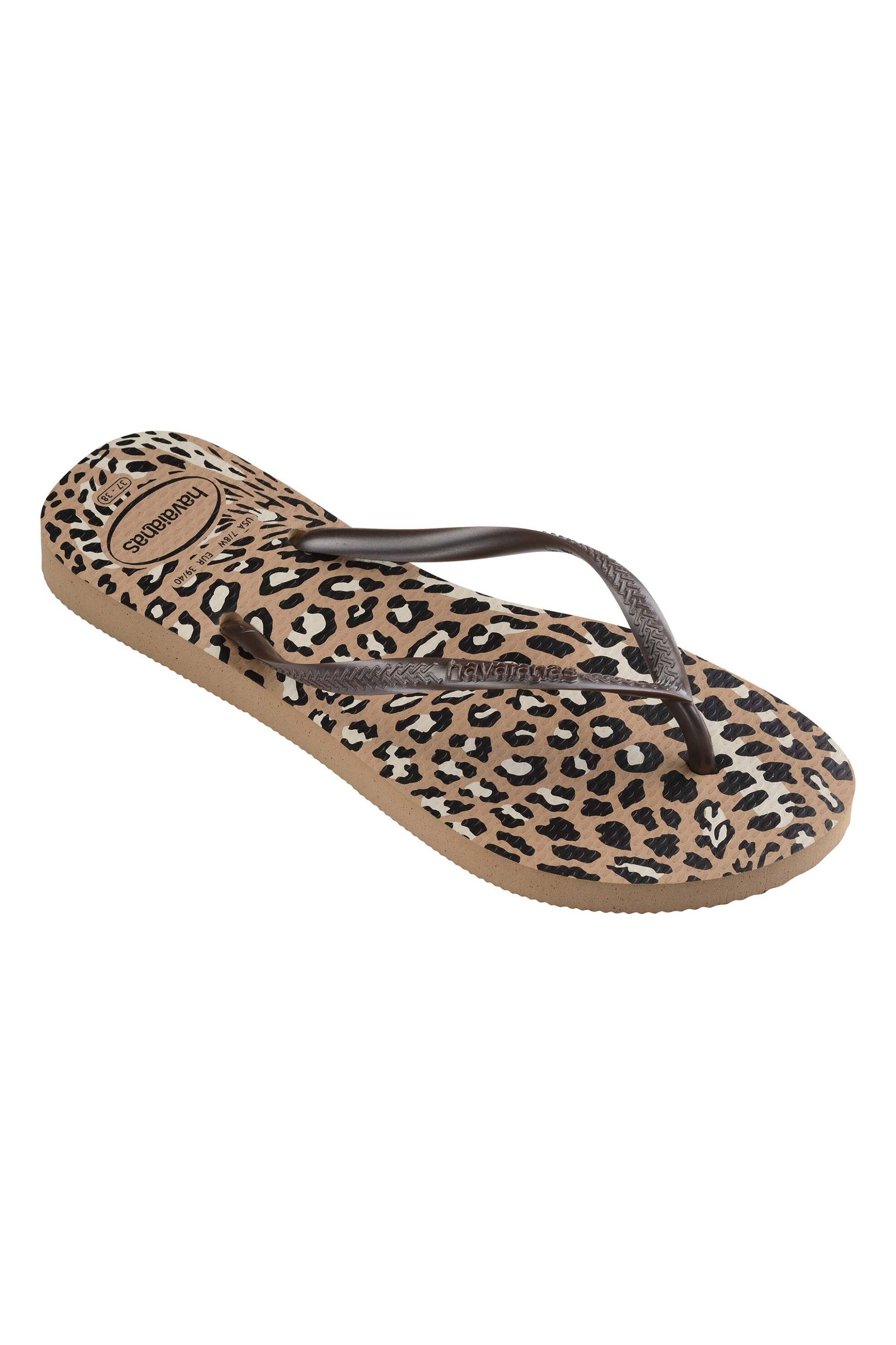 Havaianas Γυναικείες Σαγιονάρες Slim Animals - 4103352 Καφέ
