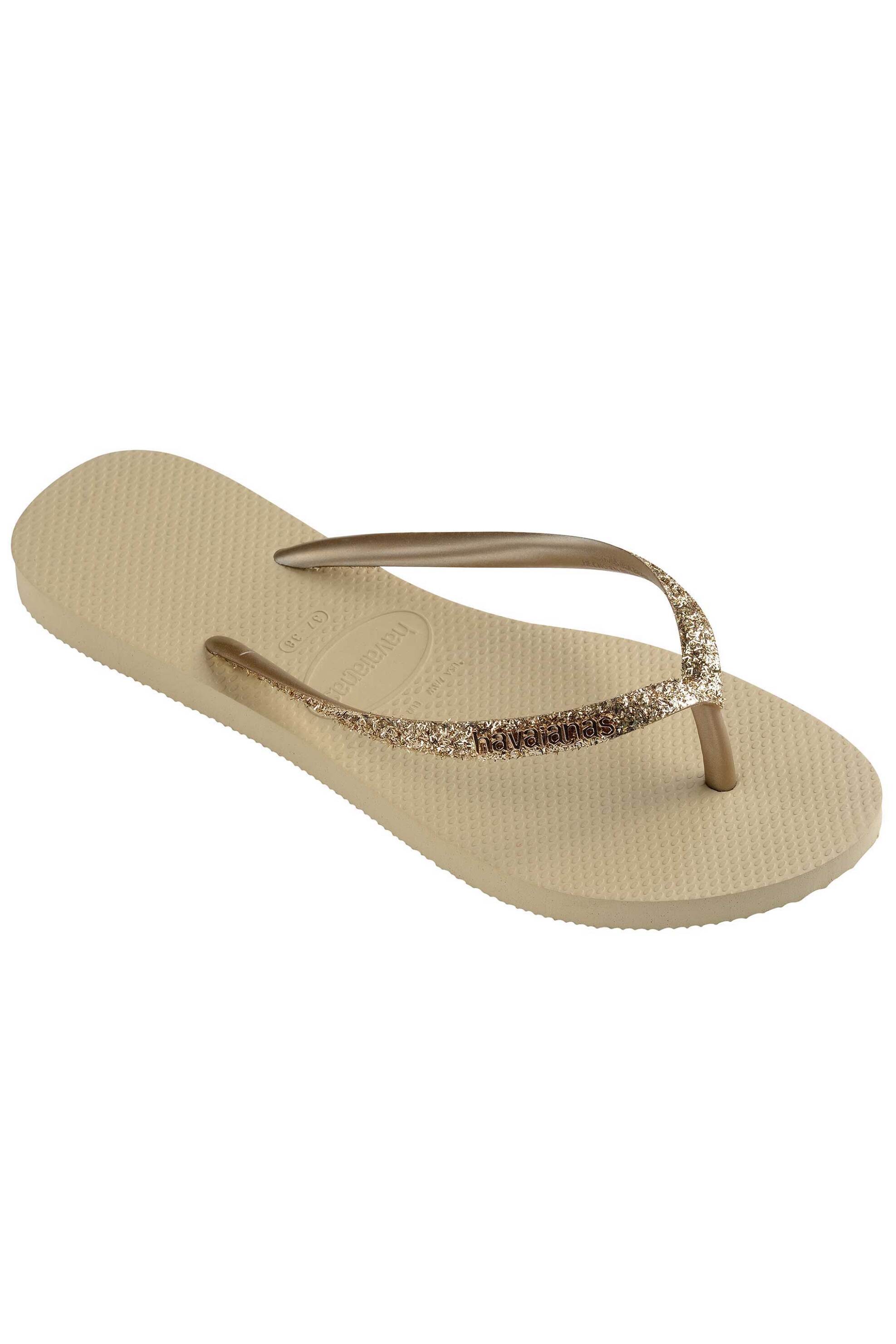 Havaianas Γυναικείες Σαγιονάρες Slim Glitter Ii - 4146975 Μπεζ