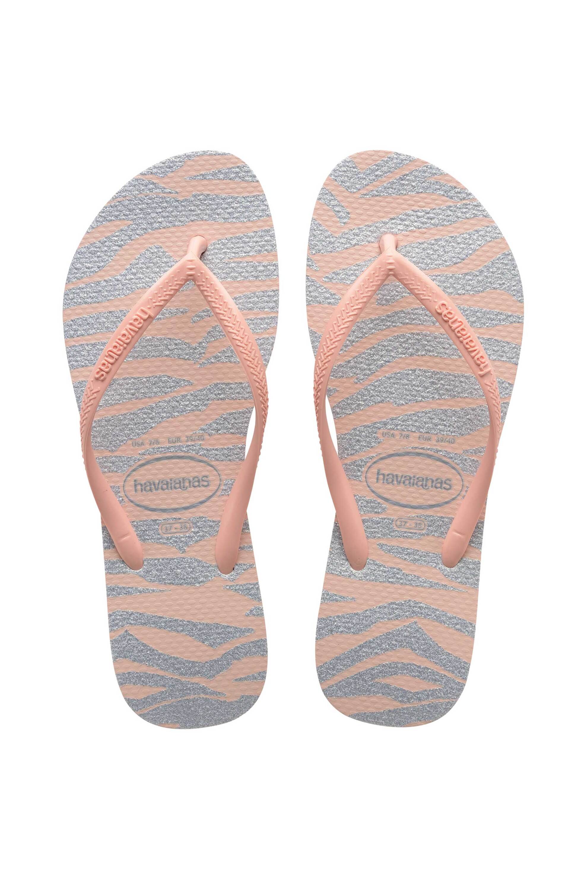 Havaianas γυναικείες σαγιονάρες "Slim Animals Glitter" - 4147852 Ροζ