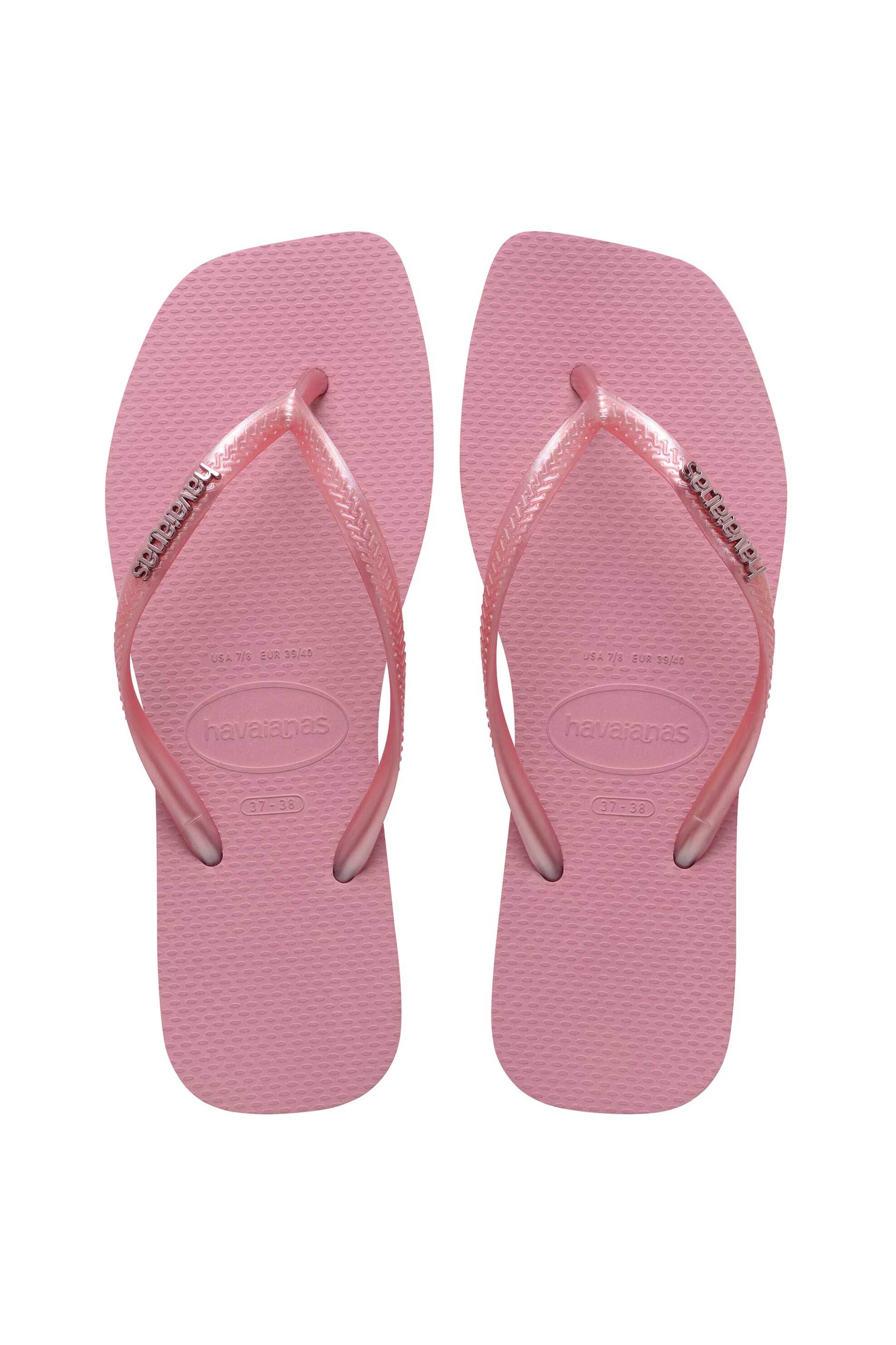 Havaianas γυναικείες σαγιονάρες "Square Logo Metallic" - 4148257 Ροζ