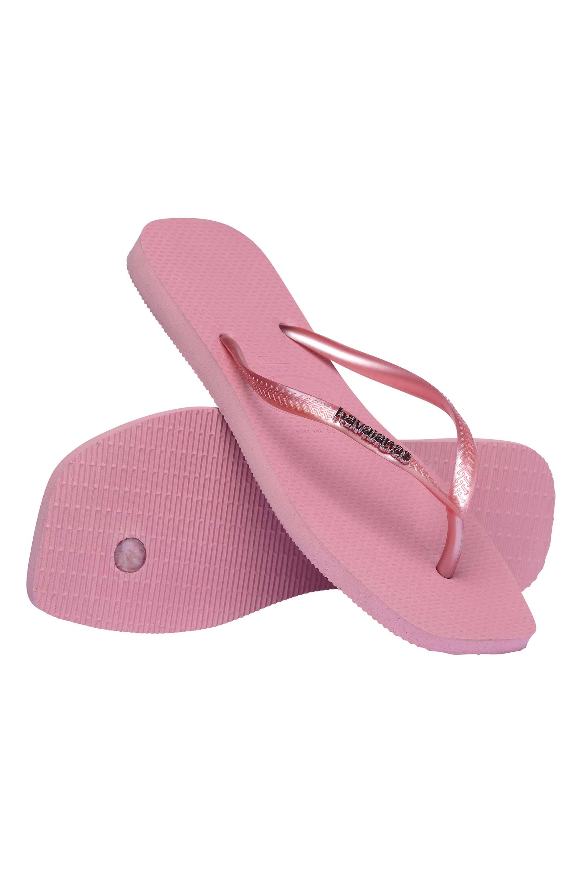 Havaianas Γυναικείες Σαγιονάρες Square Logo Metallic - 4148257 Ροζ