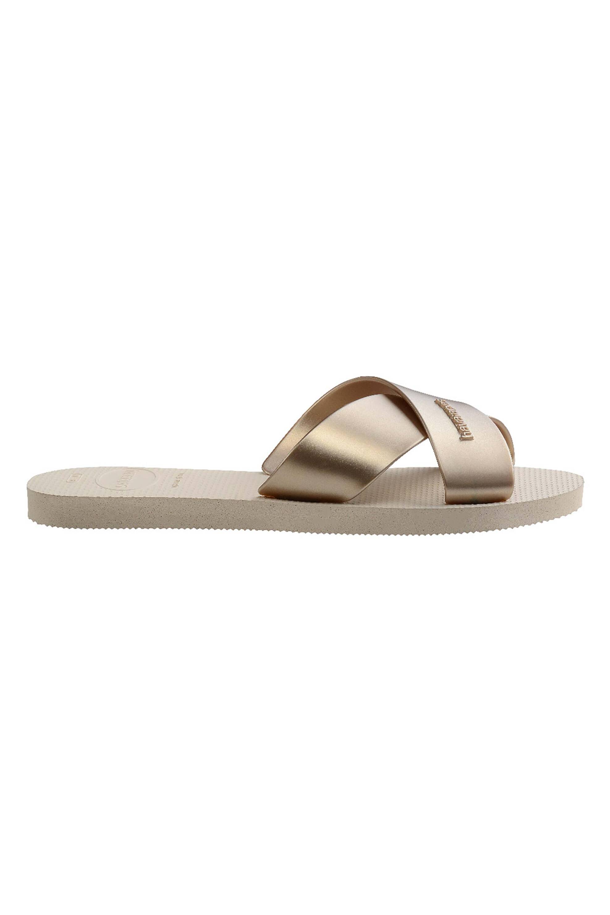 Havaianas γυναικεία σανδάλια "Aqua Metallic" - 4148866 Μπεζ