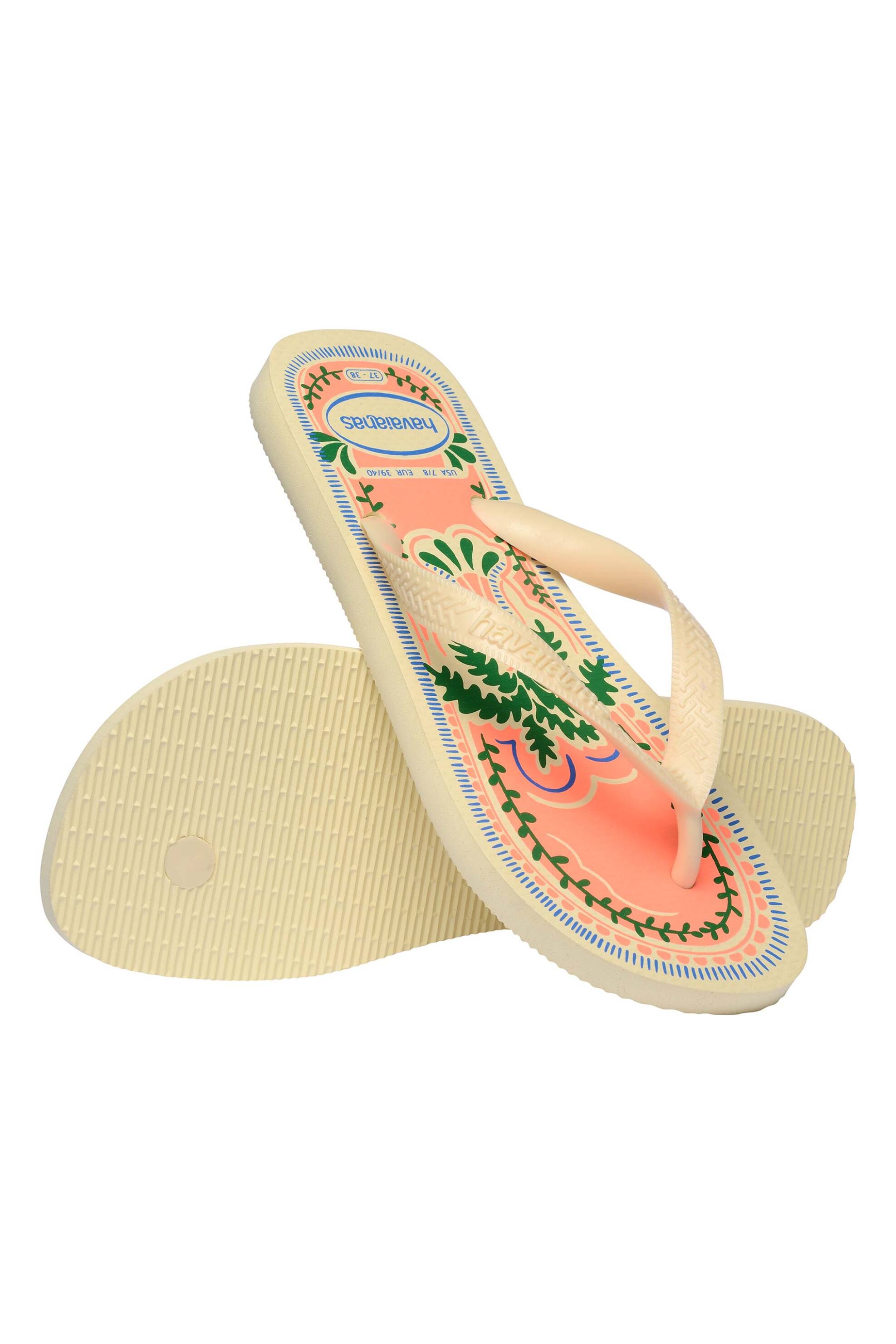 Havaianas Γυναικείες Σαγιονάρες Top Summer Vibes - 4150162 Κρέμ