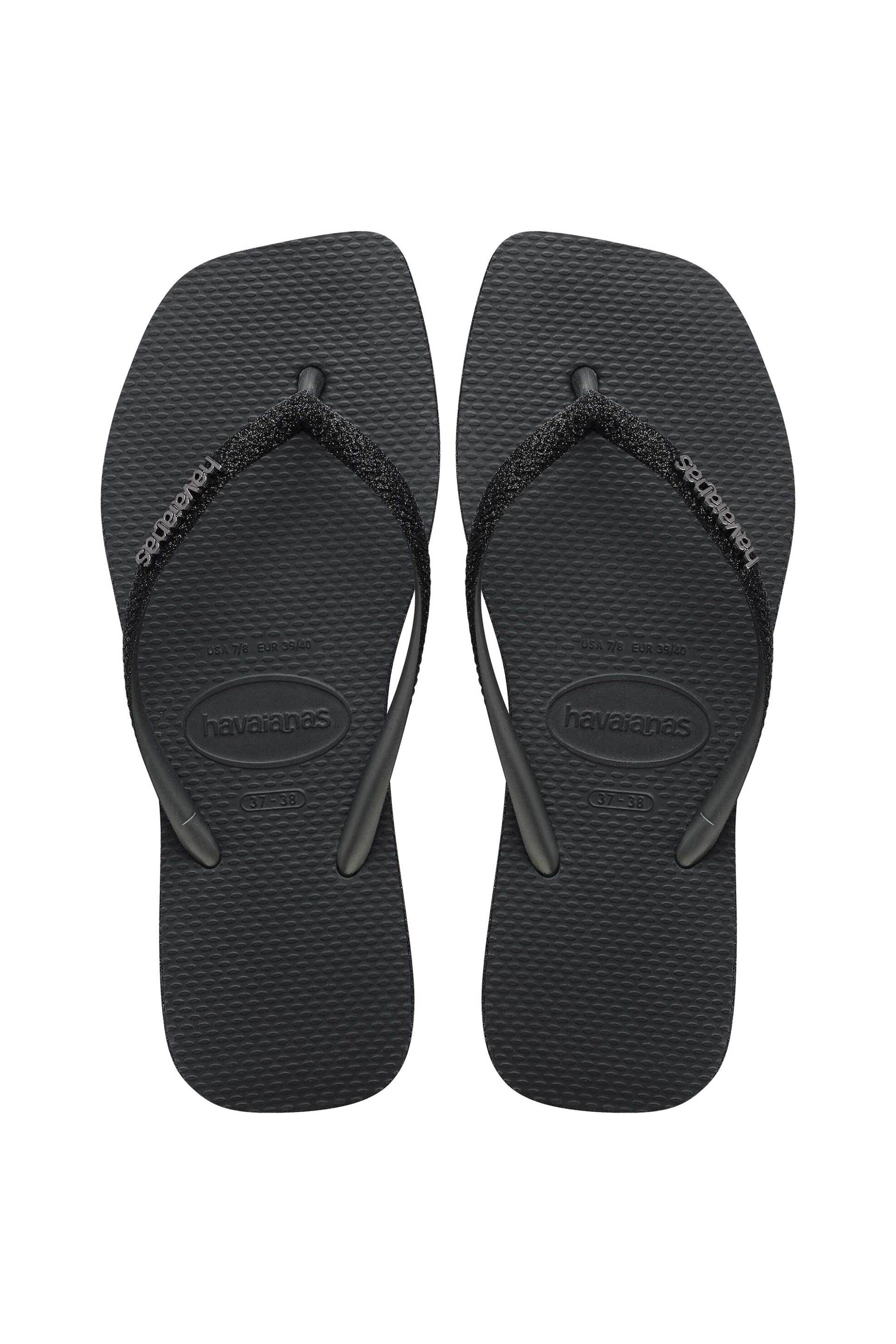 Havaianas γυναικείες σαγιονάρες "Slim Square Sparkle" - 4150248 Μαύρο