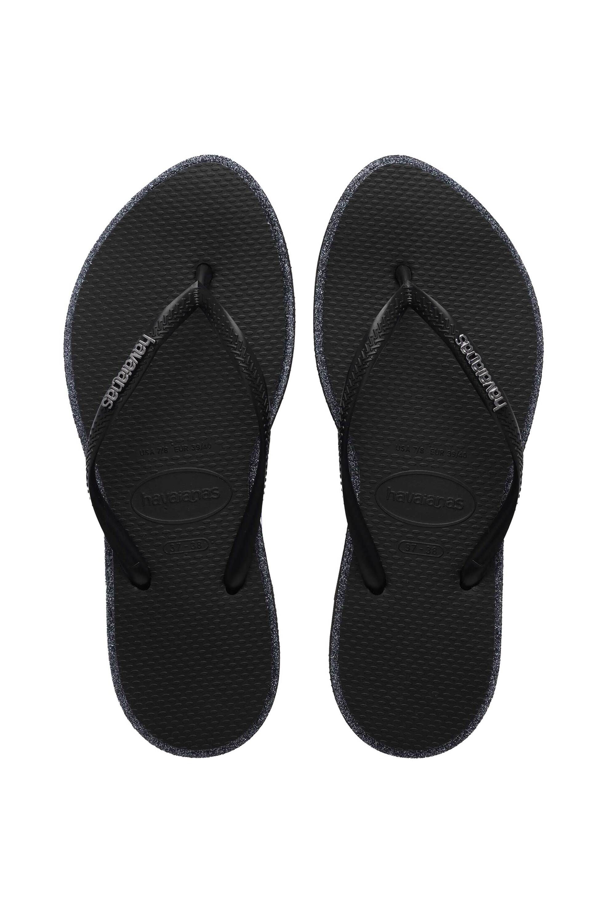 Havaianas γυναικείες σαγιονάρες "Slim Point Glitter" - 4150157 Μαύρο