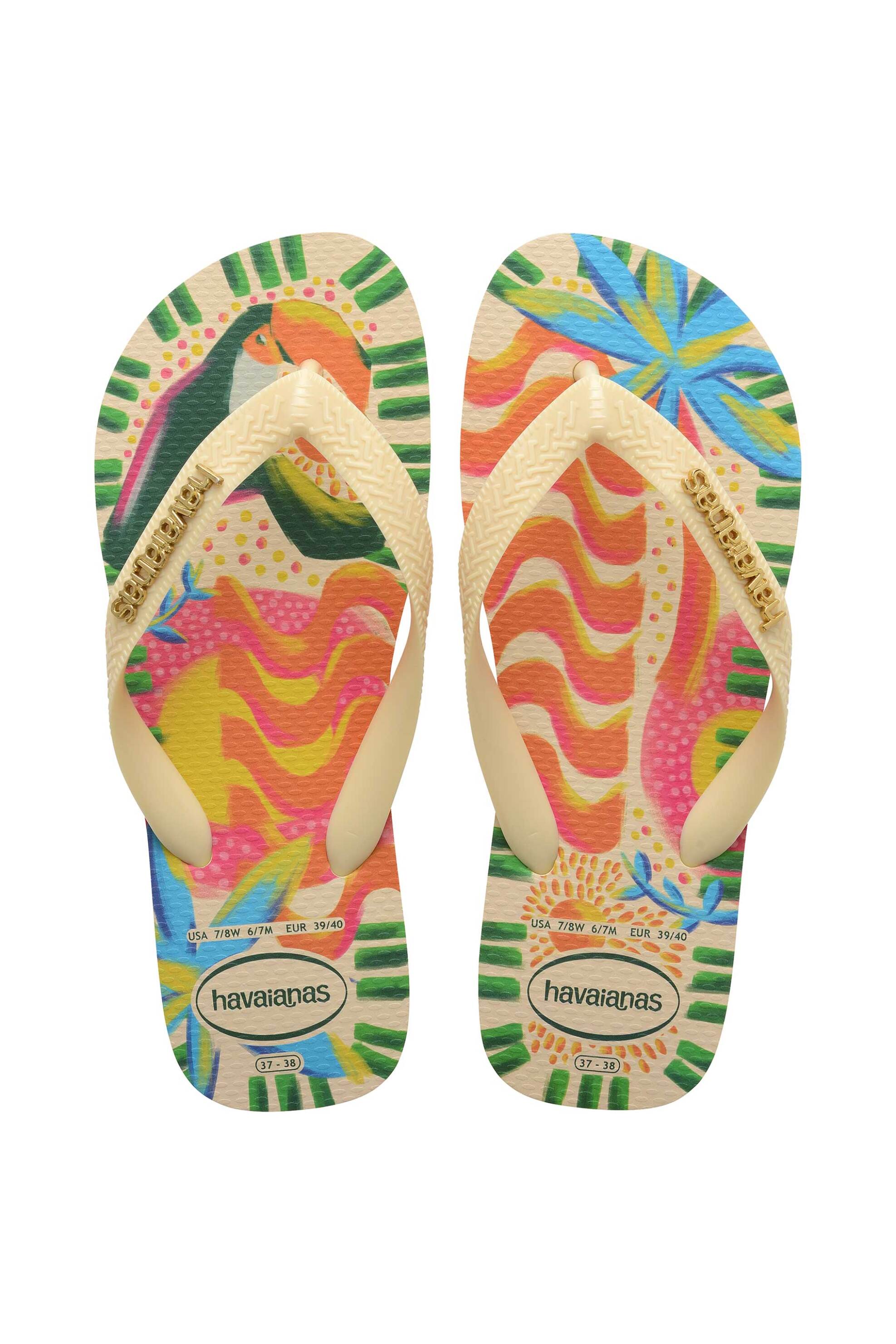 Havaianas γυναικείες σαγιονάρες "Top Bossa" - 4150746 Κρέμ