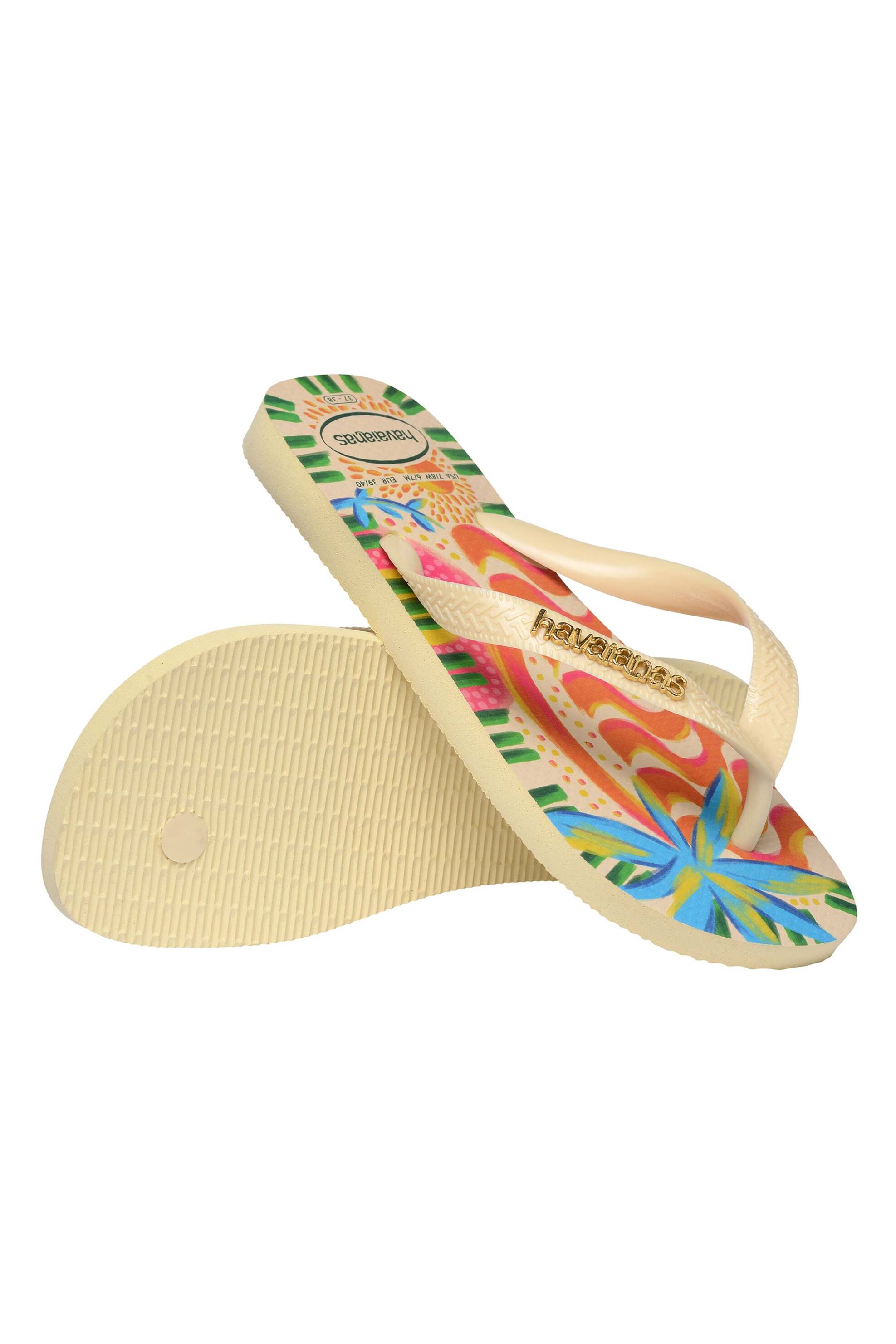 Havaianas Γυναικείες Σαγιονάρες Top Bossa - 4150746 Κρέμ