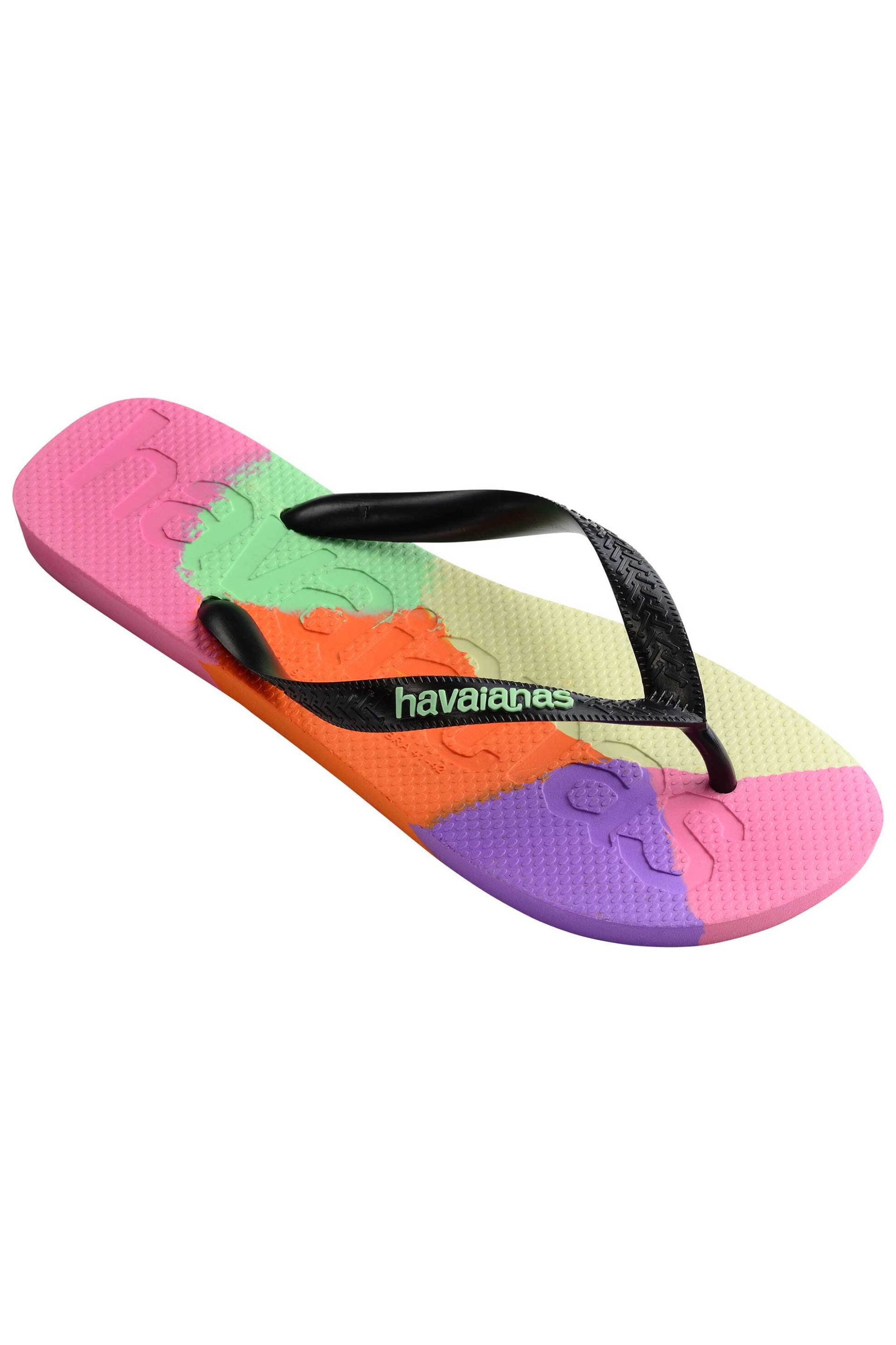 Havaianas Unisex Σαγιονάρες Top Logomania Colors Ii - 4147526 Μαύρο