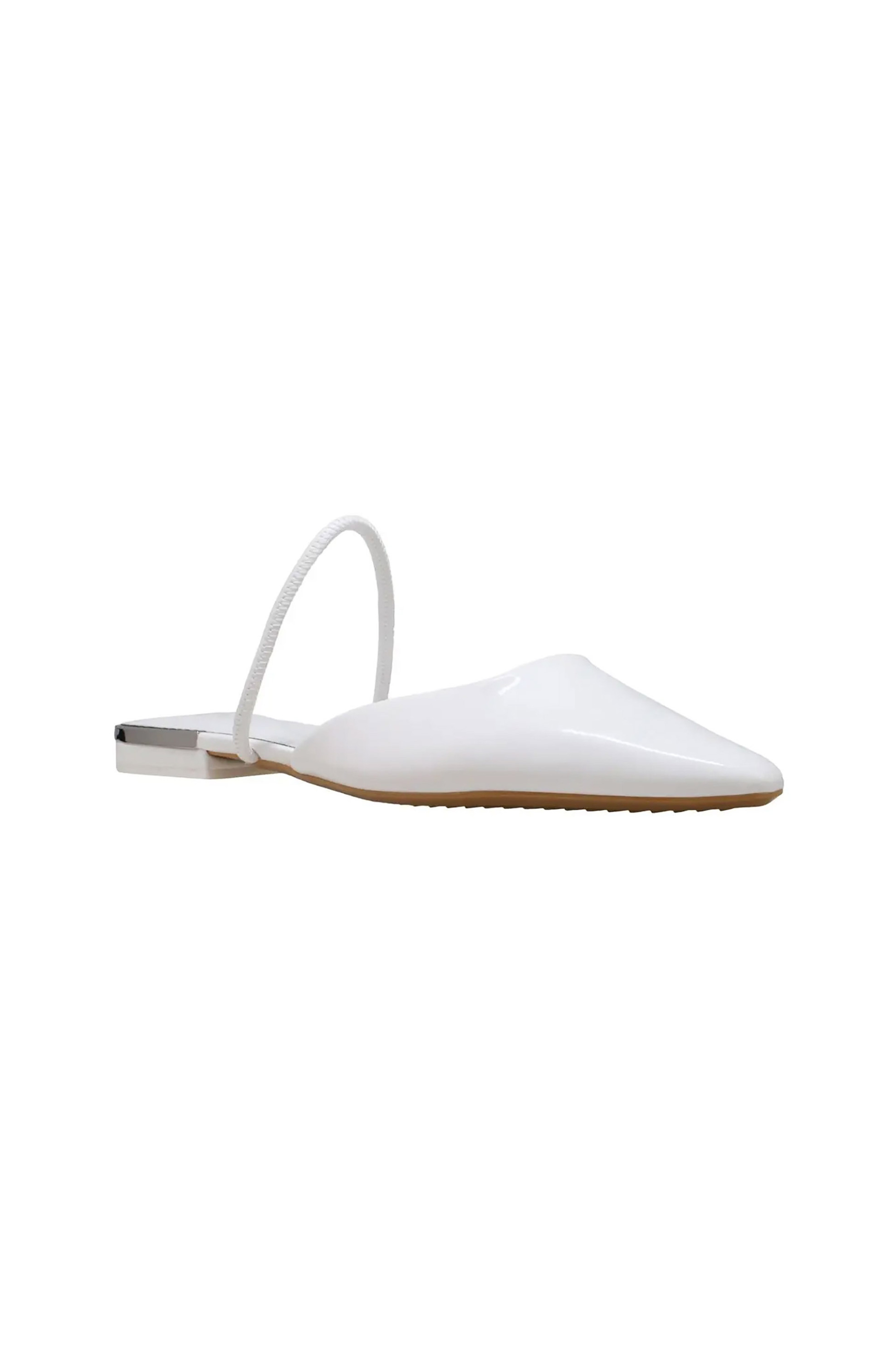 DKNY γυναικείο mule μονόχρωμο "Cabbi" - K1500146 Λευκό φωτογραφία