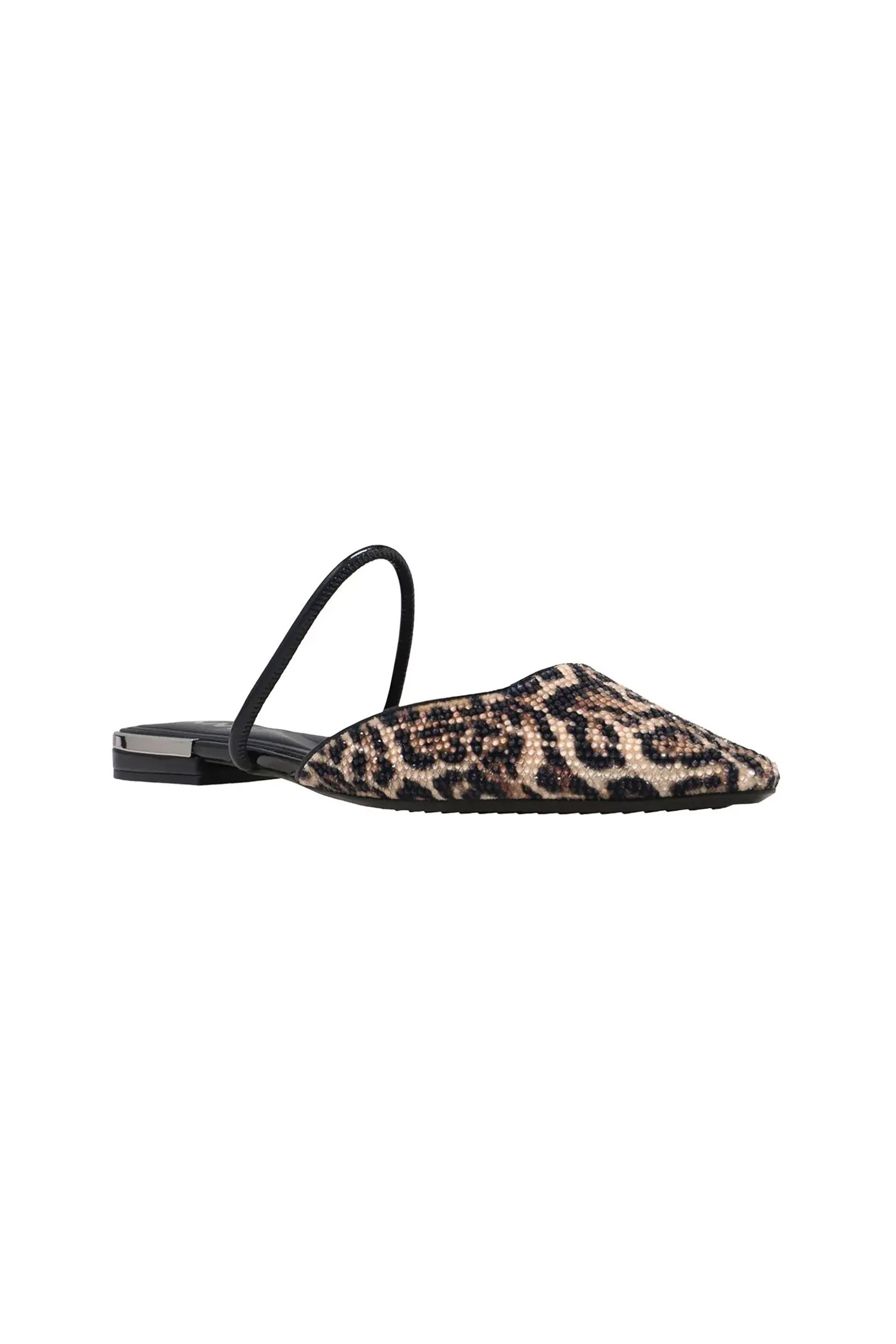 DKNY γυναικείο mule με animal print "Cabbi" - K1530296 Μπεζ φωτογραφία