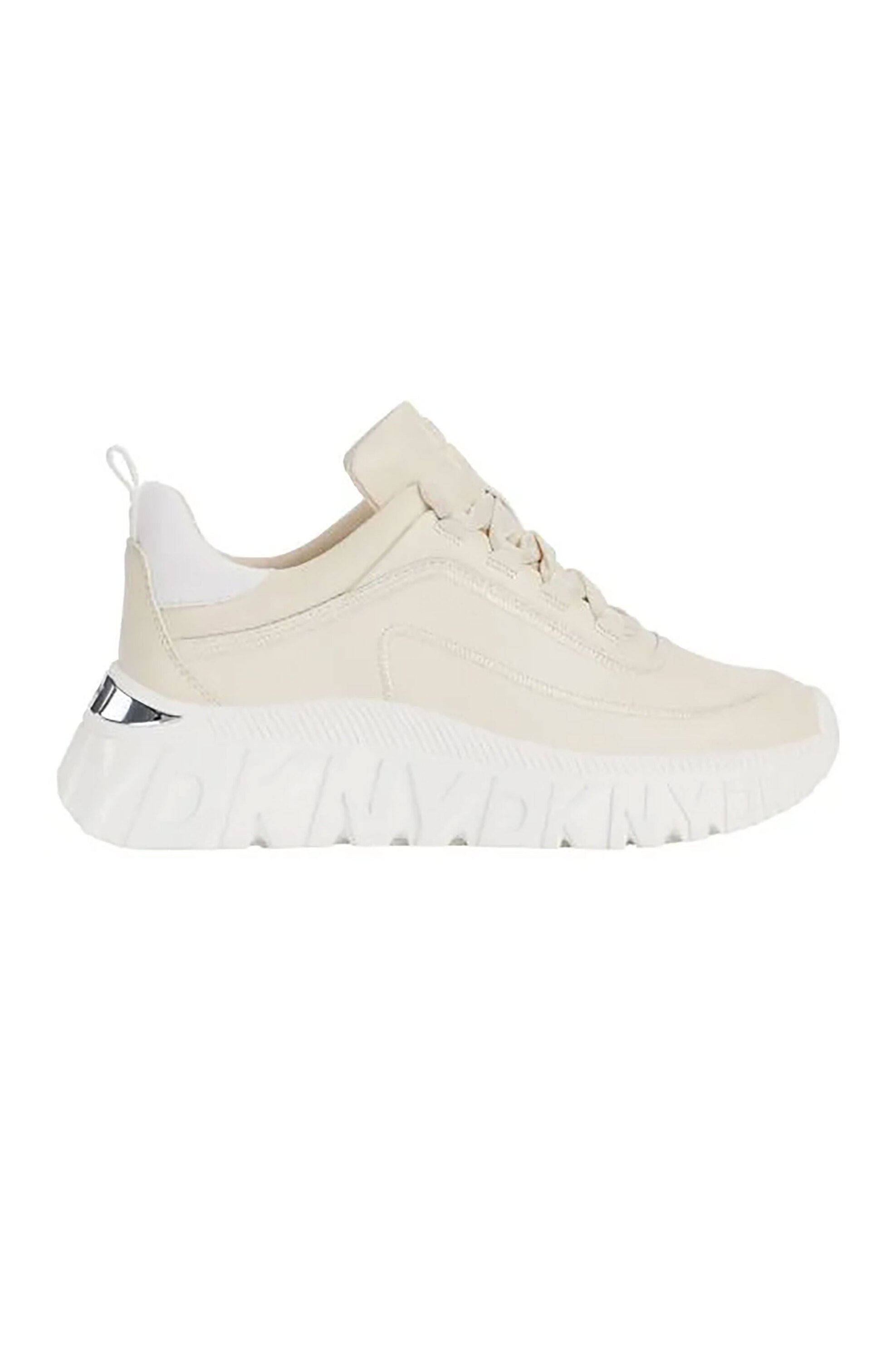 DKNY γυναικεία sneakers με λογότυπο στη σόλα "Lacombe" - K1522639 Εκρού