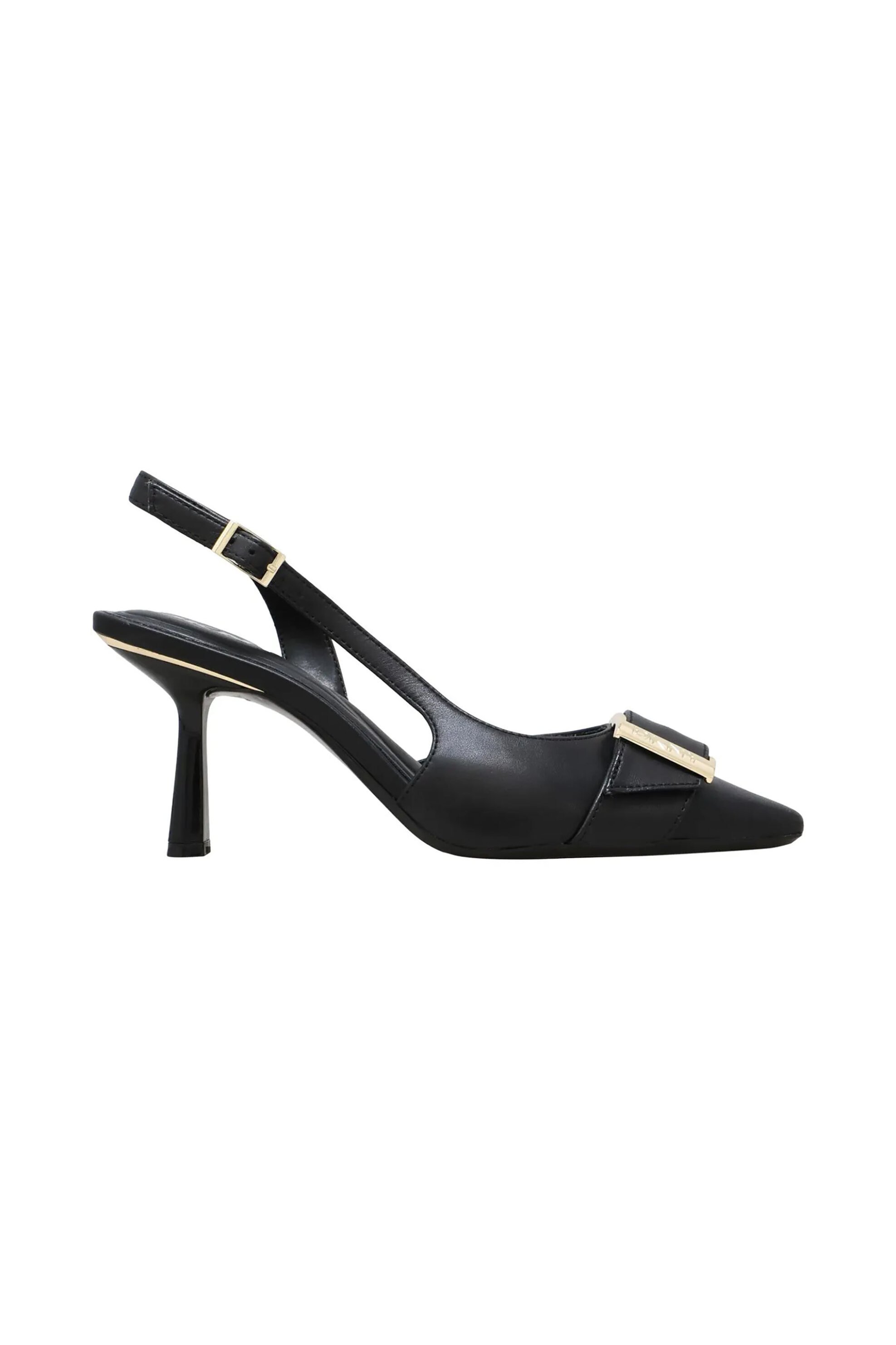 DKNY DKNY γυναικείες δερμάτινες γόβες slingback "Neaira" - K3566348 Μαύρο
