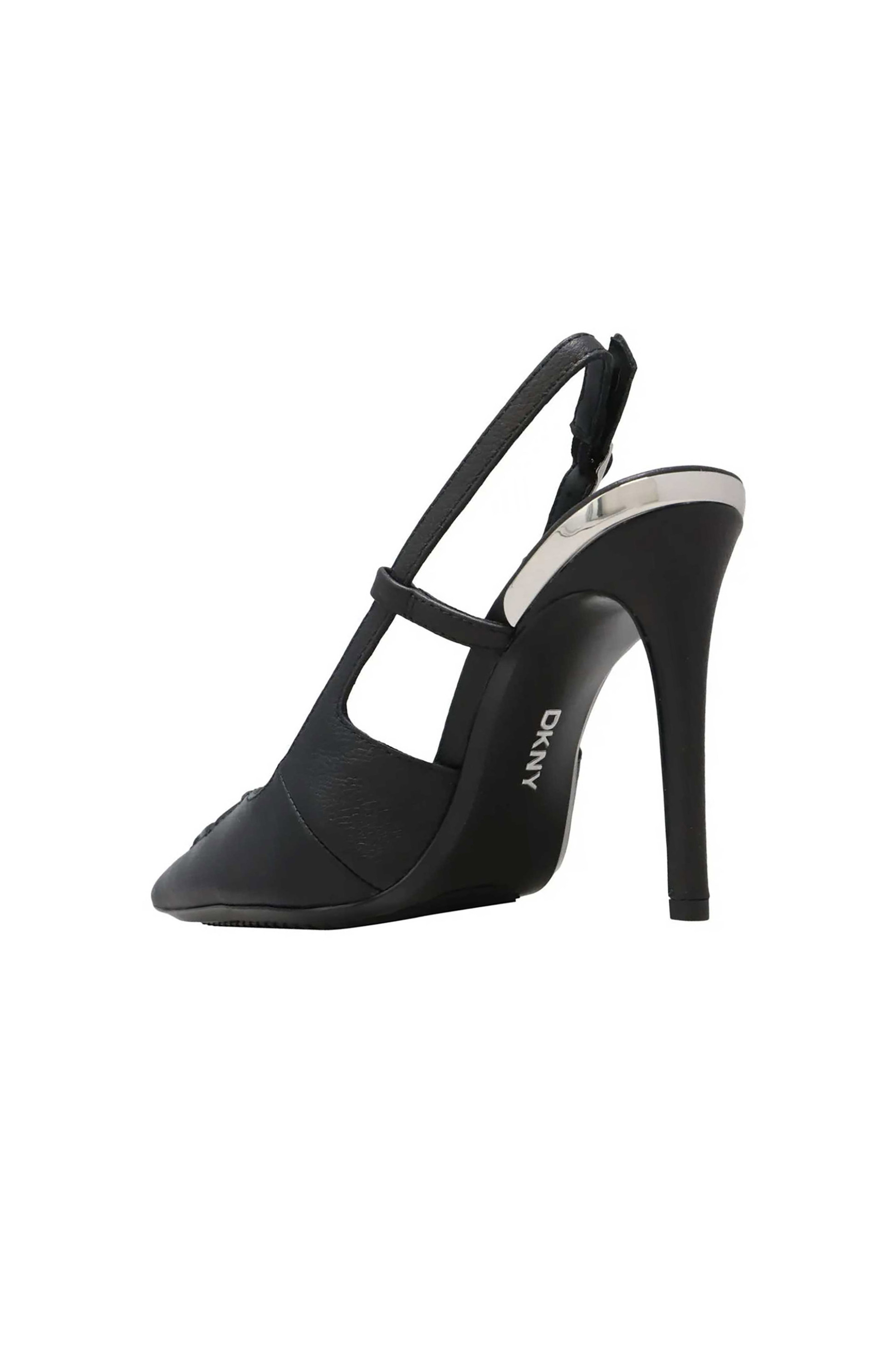DKNY γυναικείες δερμάτινες γόβες slingback "Mediville" - K3566902 Μαύρο φωτογραφία