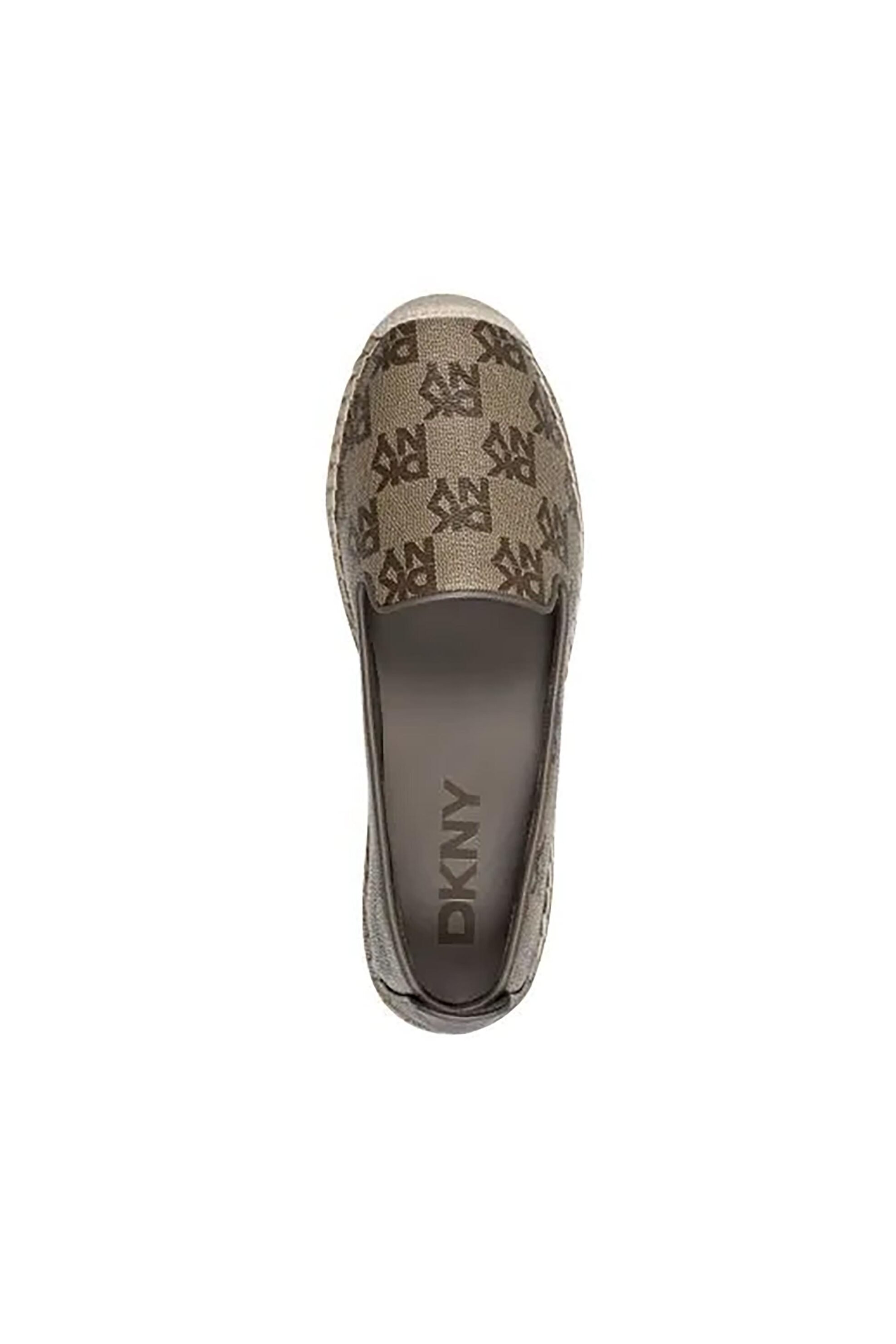 DKNY γυναικείες εσπαντρίγιες με all-over logo print "Mallandra" - K1611686 Μπεζ φωτογραφία