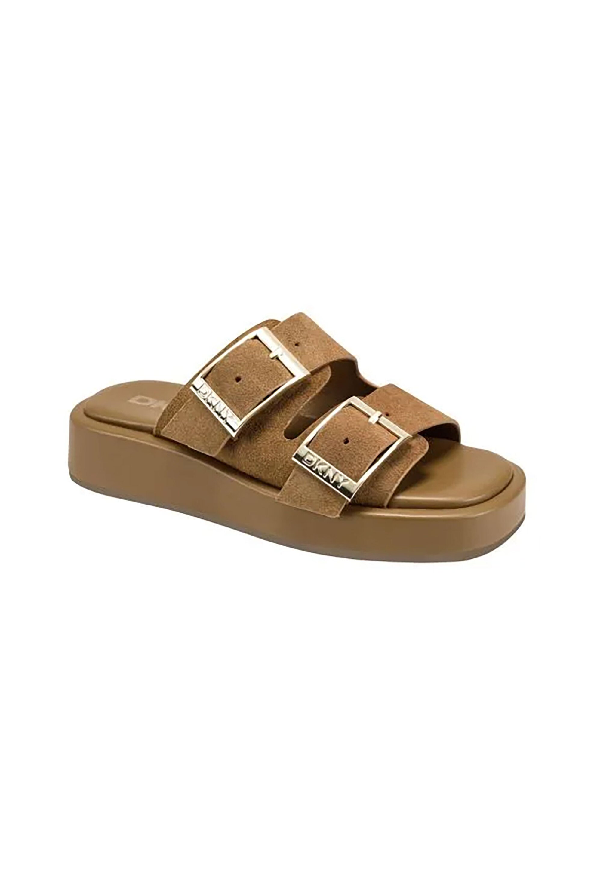 DKNY DKNY γυναικεία δερμάτινα σανδάλια "Leocadia" - K1622555 Ταμπά - 2