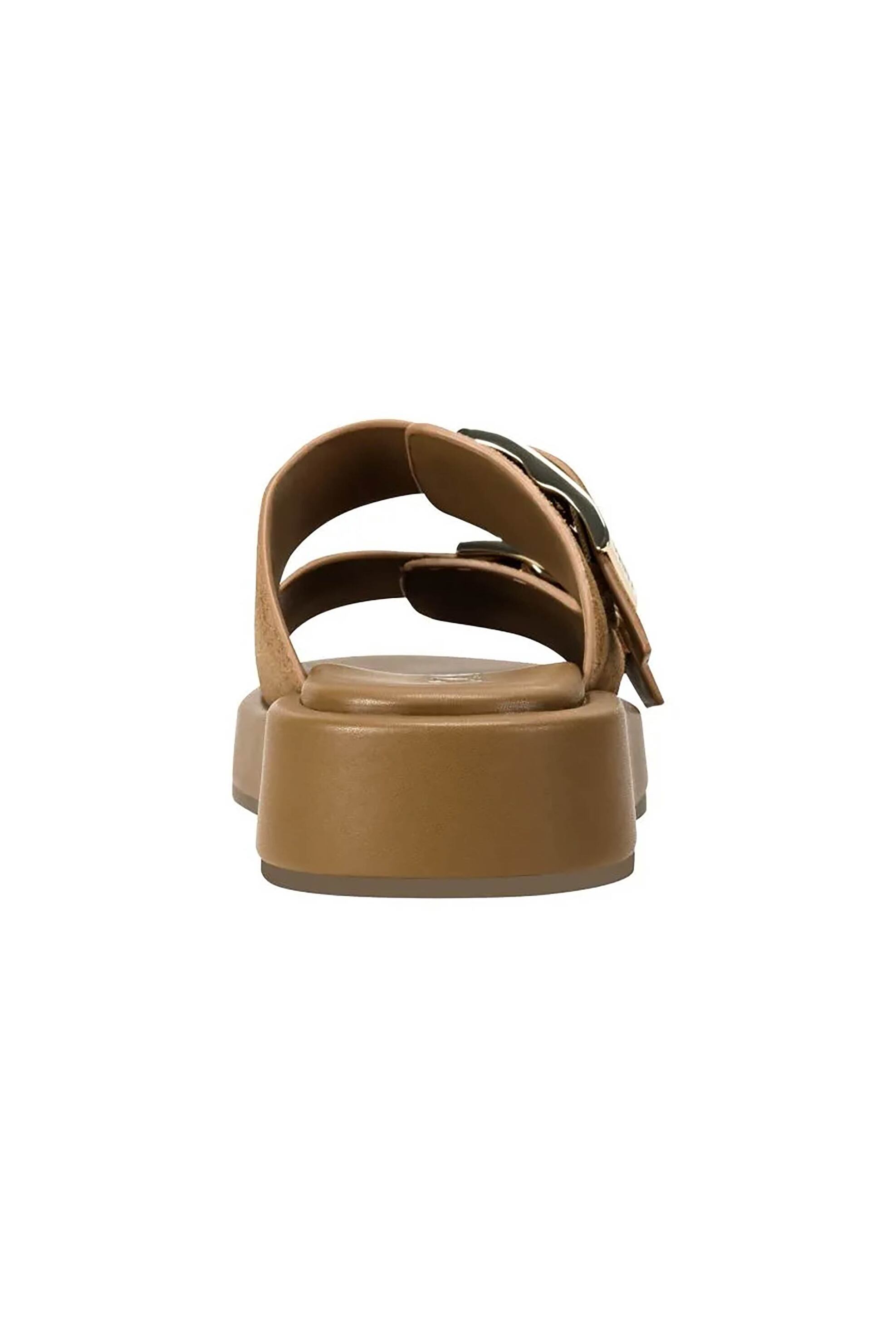 DKNY DKNY γυναικεία δερμάτινα σανδάλια "Leocadia" - K1622555 Ταμπά - 3