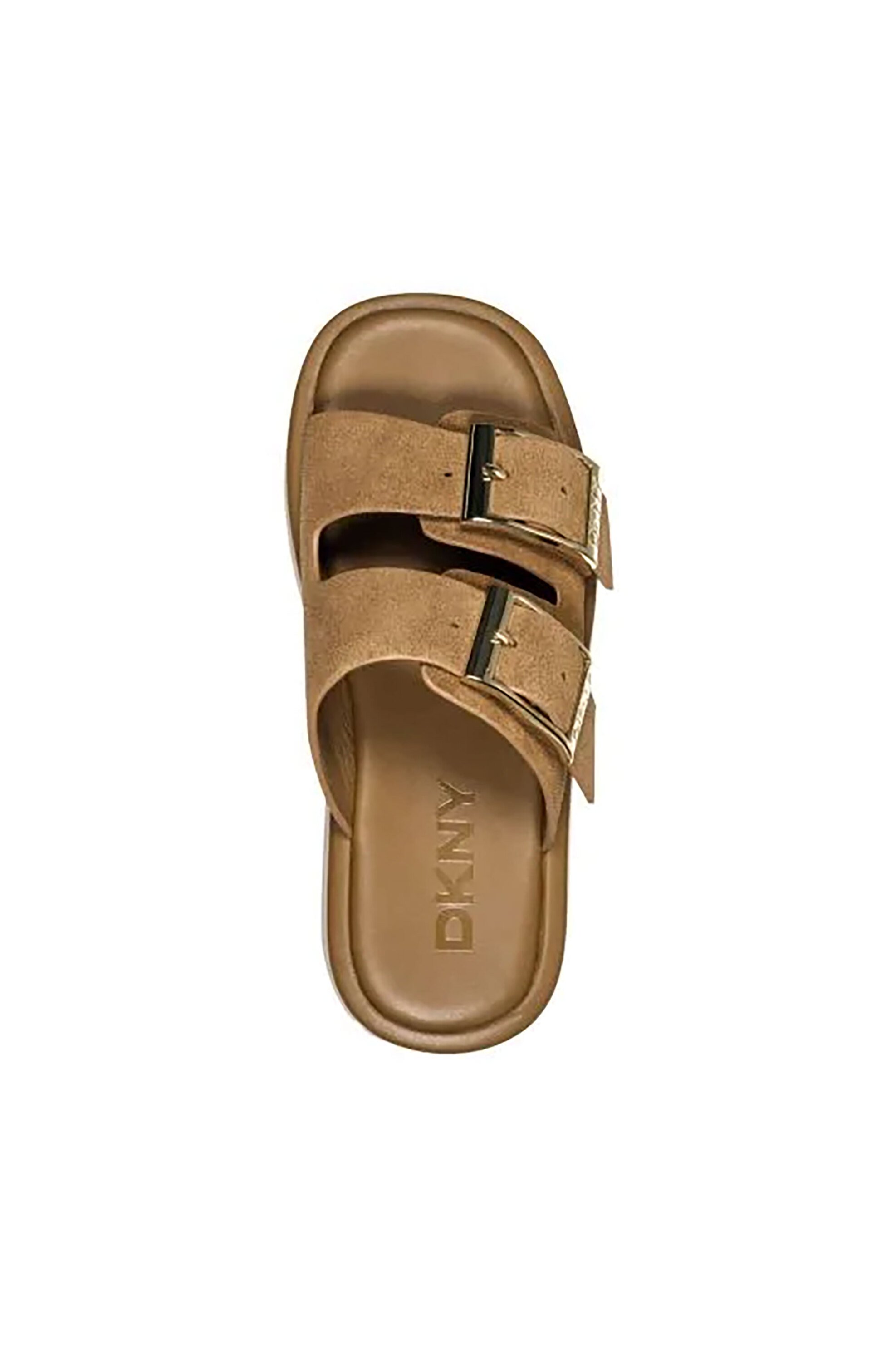 Dkny Γυναικεία Δερμάτινα Σανδάλια Leocadia - K1622555 Ταμπά