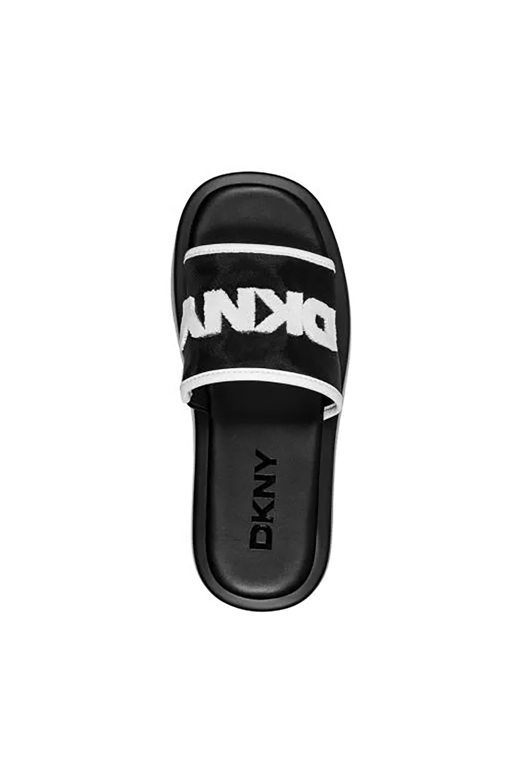 Dkny Γυναικεία Σανδάλια με Logo Print Orion Mesh - K1643577 Μαύρο