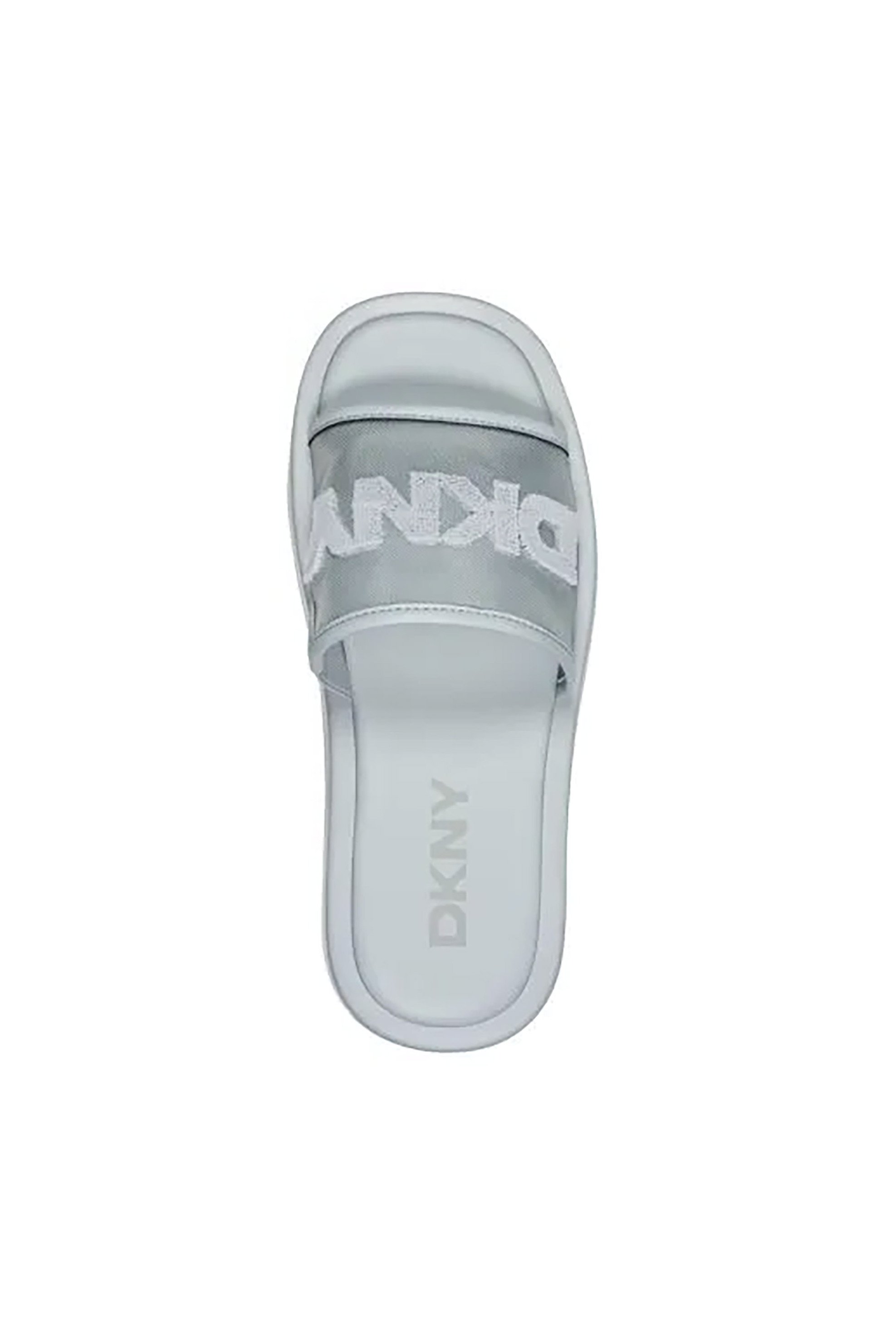 Dkny Γυναικεία Σανδάλια με Logo Print Orion Mesh - K1643577 Γκρι